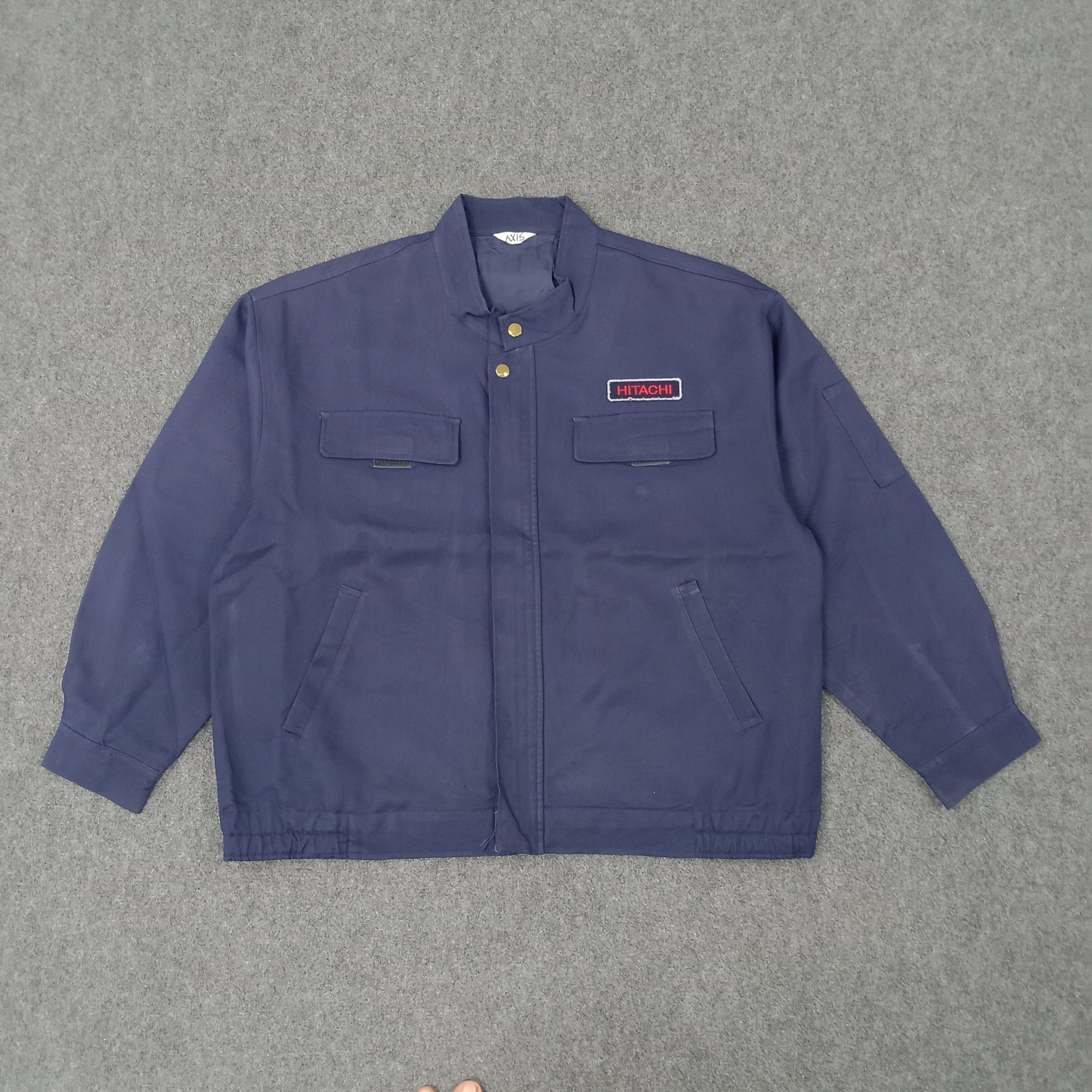 Japanese Brand × Vintage Hitachi Japanese Electronic Brand Work Jacket C214N4 Size US XL / EU 56 / 4 - 1 Thumbnail