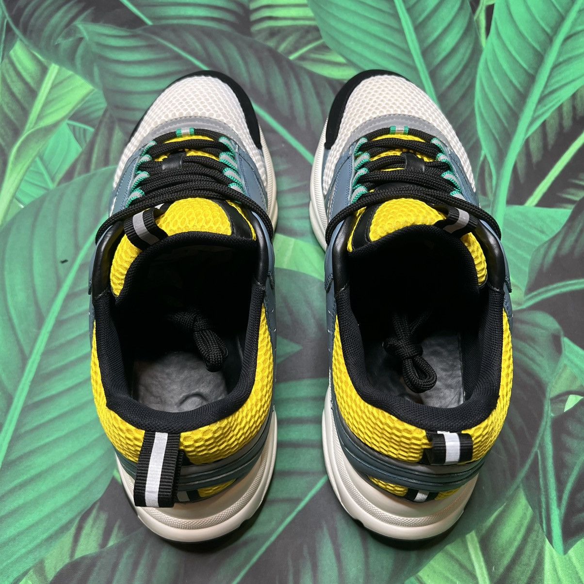 Christian Dior Monsieur B22 reflective sneaker ‘blue yellow’ Sz- 10M/43EU Size US 10 / EU 43 - 6 Thumbnail