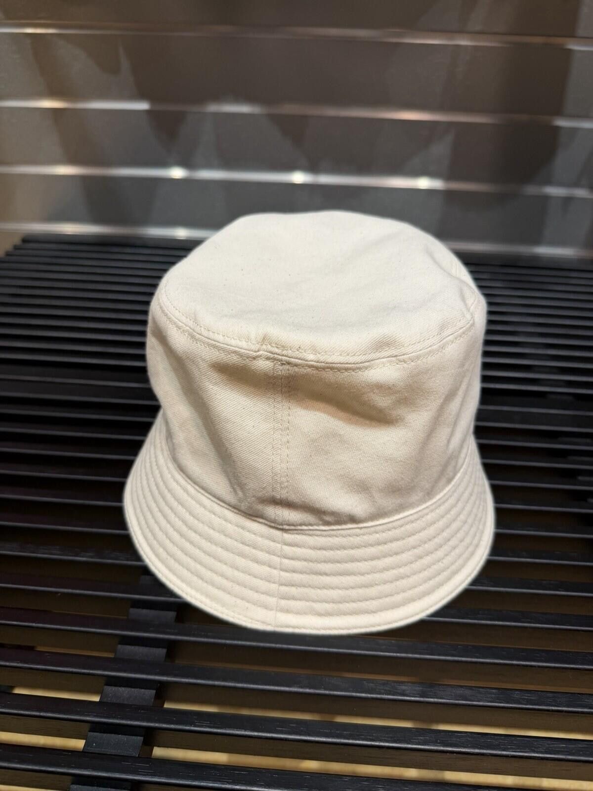 The Unbranded Brand MARNI Organic Gabardine Embroidered Logo Bucket Hat (L) Size ONE SIZE - 7 Thumbnail