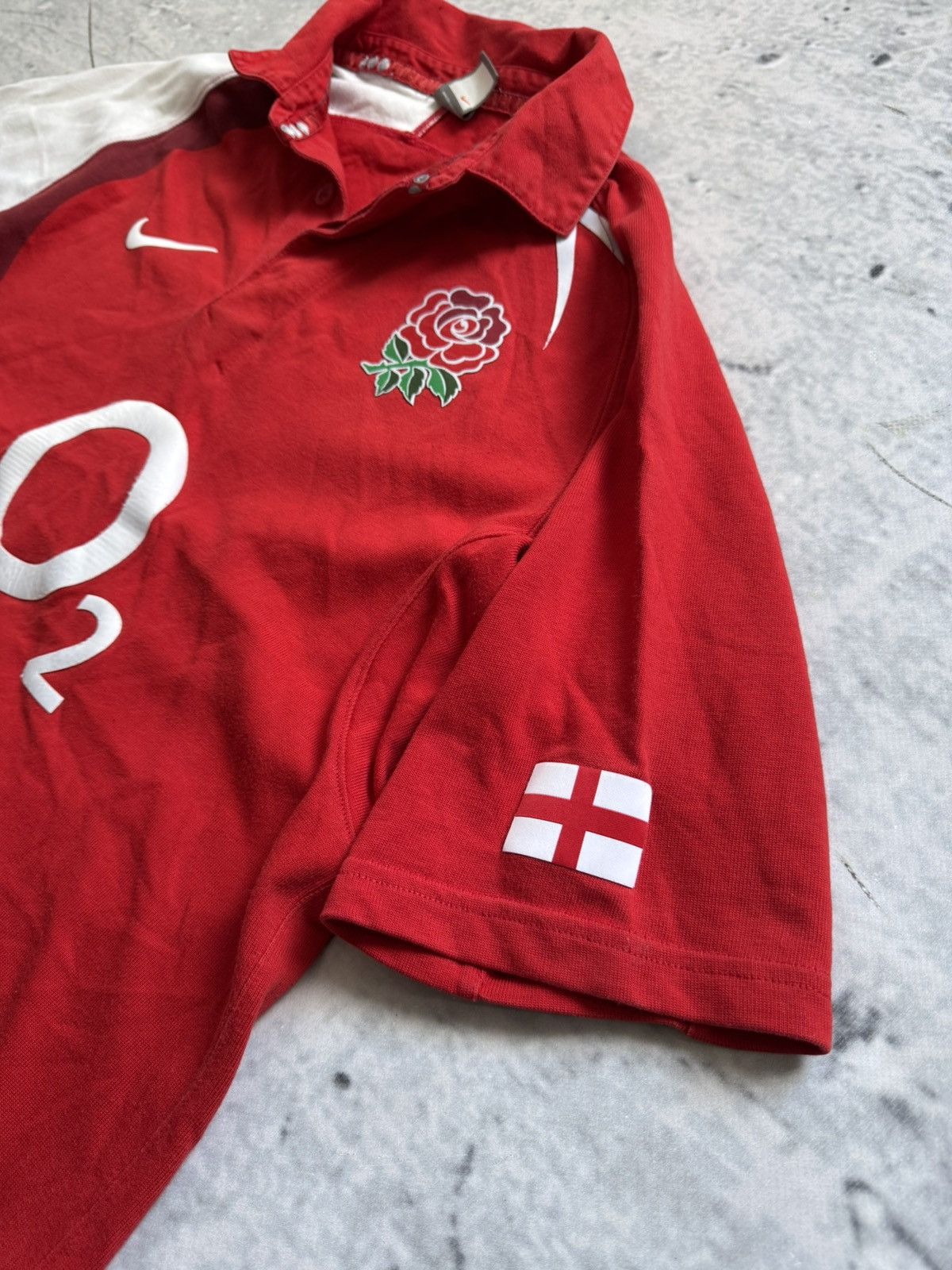 Vintage Vintage Nike jersey soccer O2 England football Size US L / EU 52-54 / 3 - 5 Thumbnail