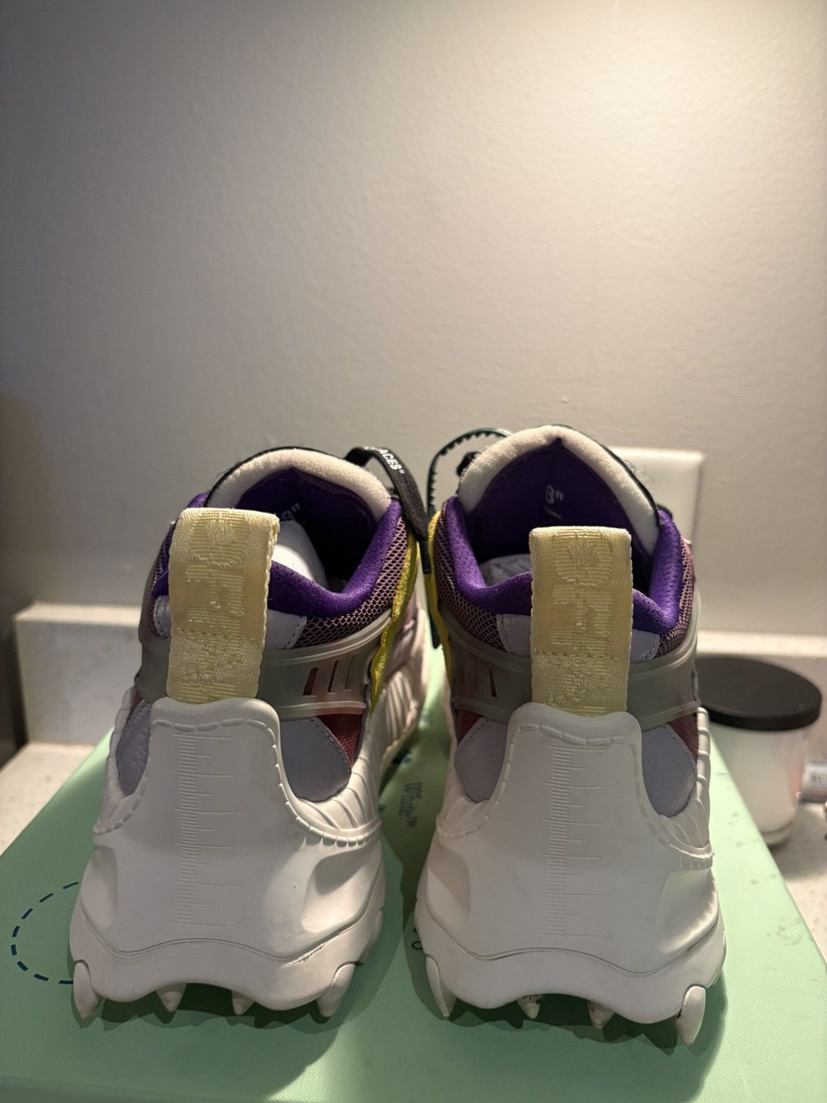 Off-White Odsy 1000 purple white Size US 8 / IT 38 - 2 Thumbnail