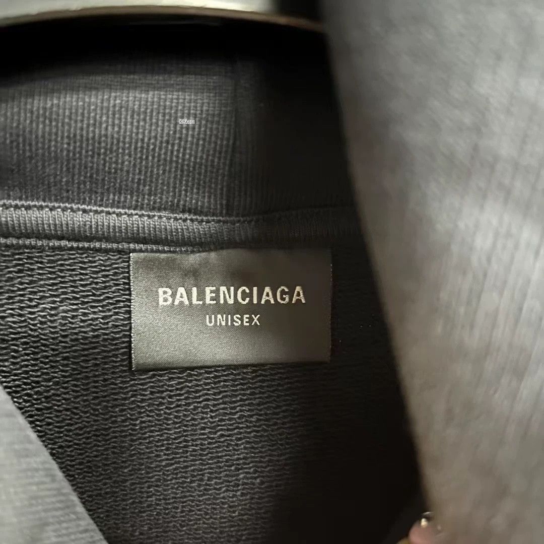 Balenciaga Balenciaga Latest Black Letter Print Oversized Hoodie Size US S / EU 44-46 / 1 - 2 Thumbnail