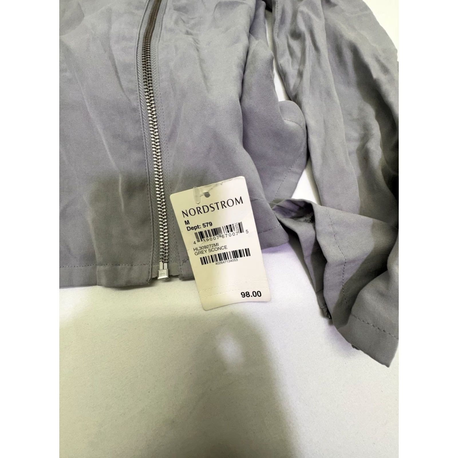 Vintage TROUVE Lightweight Woven full zip JACKET Women Size MEDIUM NEW Size M / US 6-8 / IT 42-44 - 4 Thumbnail