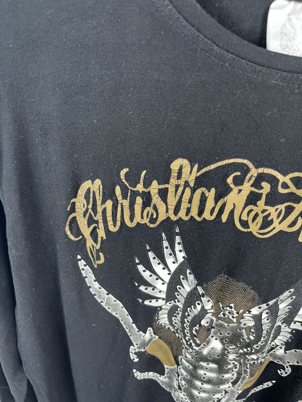 Ed Hardy Christian Audigier Thermal Shirt Mens Large Celebrate Life Size US XL / EU 56 / 4 - 3 Thumbnail