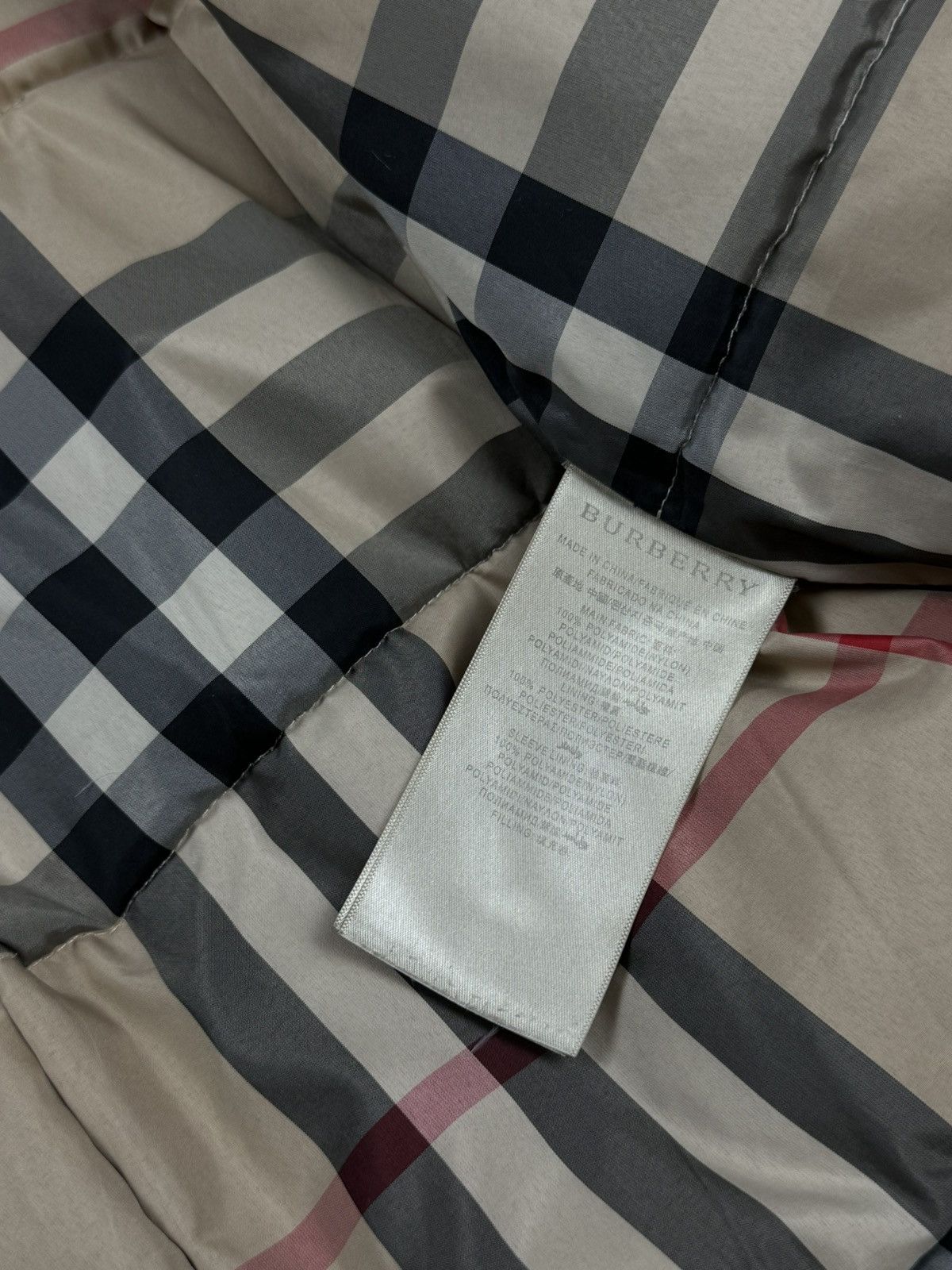 Burberry Puffer jacket Burberry Nova Check original streetwear item Size S / US 4 / IT 40 - 4 Thumbnail