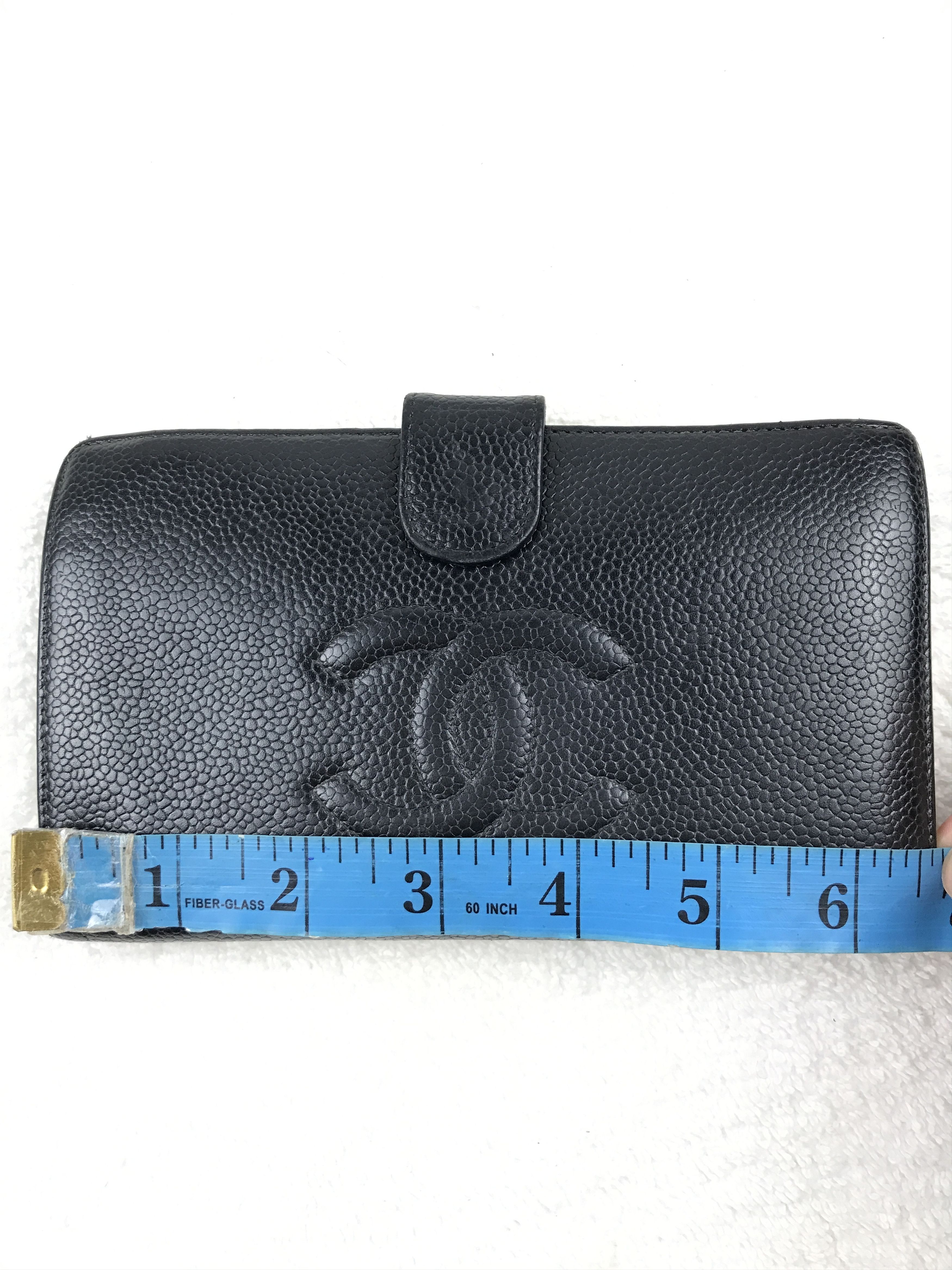 Chanel Chanel Black Caviar Leather CC Logo Bifold Wallet With Box Size ONE SIZE - 25 Thumbnail