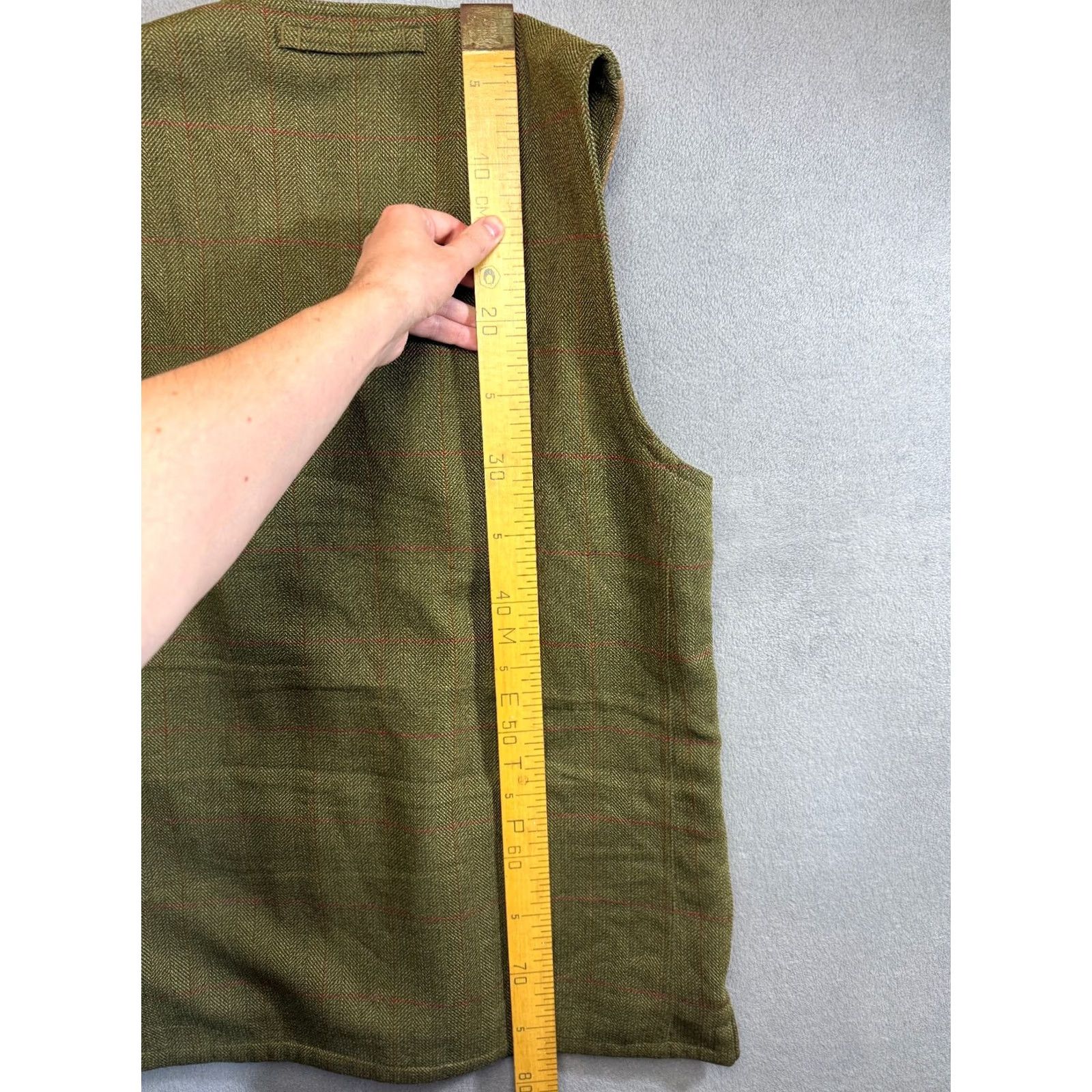 Musto MUSTO Vest Wool Green L Mens Country Outdoor Waistcoat Size US L / EU 52-54 / 3 - 3 Thumbnail