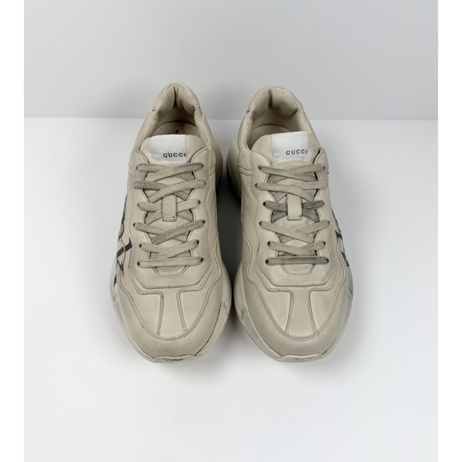 Gucci Size 8.5US - Gucci Rhyton Think/Thank Leather Sneakers Size US 8.5 / EU 41-42 - 3 Thumbnail