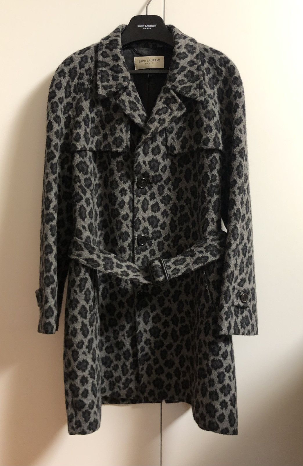 Saint Laurent Paris FW16 Leopard Coat sz 48 Size US M / EU 48-50 / 2 - 1 Thumbnail