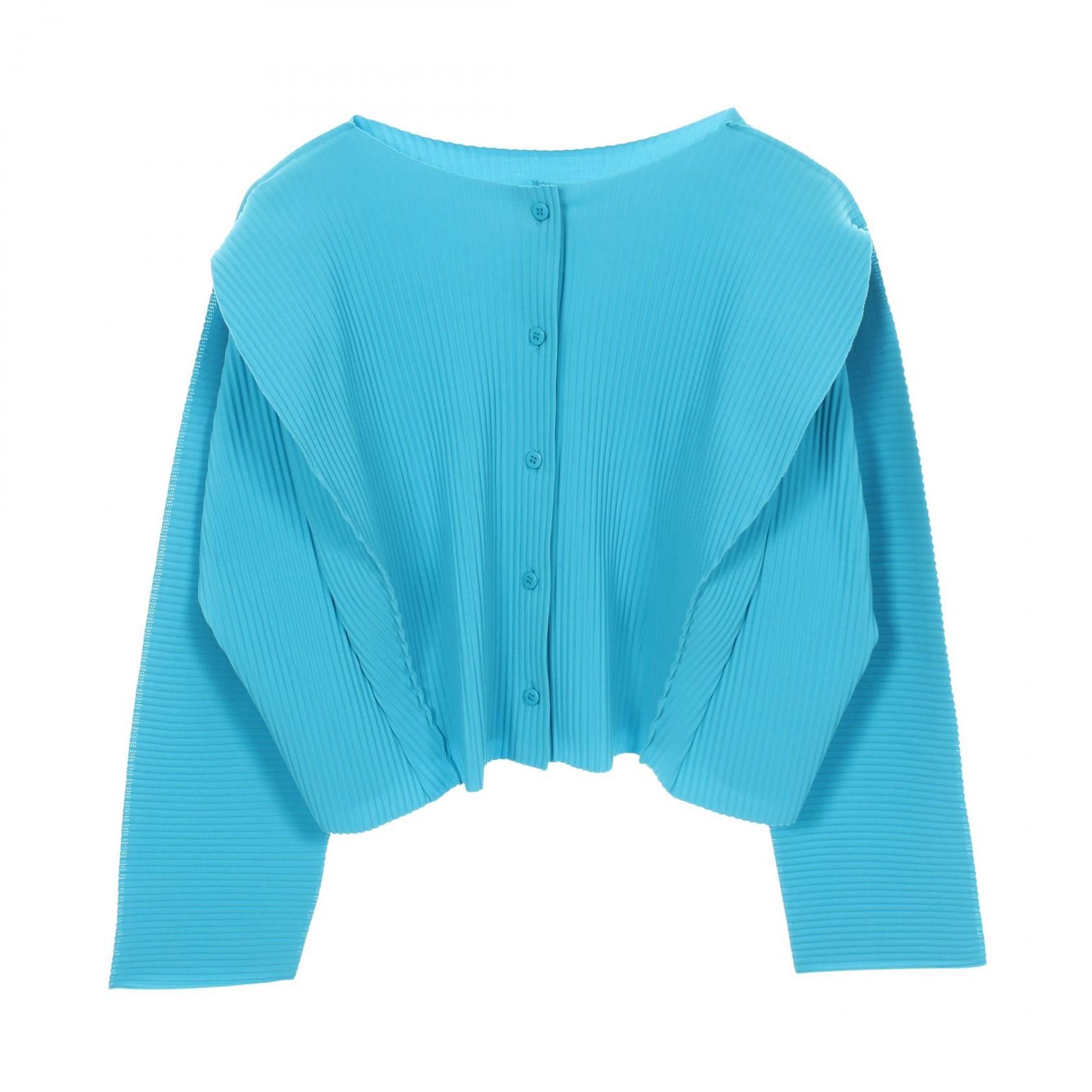 Issey Miyake Issey Miyake me ISSEY MIYAKE Pleated Polyester Cardigan Textile Tops DUTY FREE for USA Size ONE SIZE - 1 Thumbnail