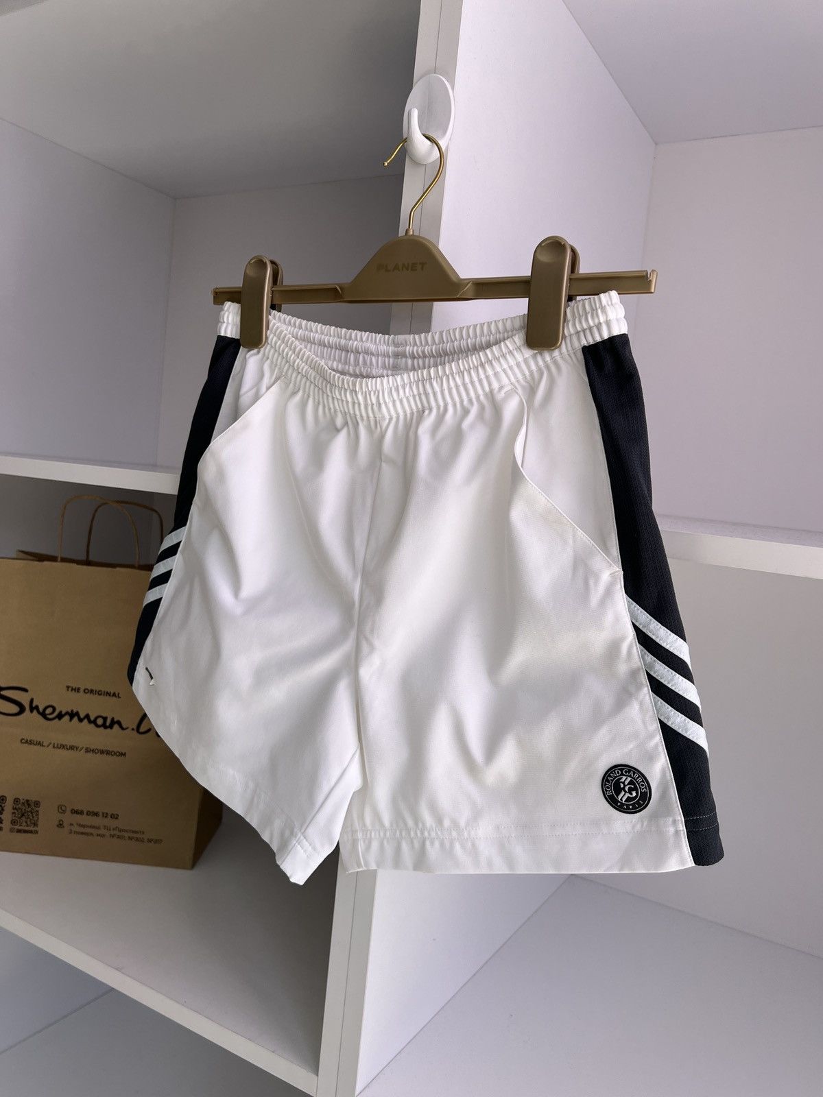 Adidas × Vintage Vintage Adidas Roland Garros Paris Shorts Size US 30 / EU 46 - 7 Thumbnail