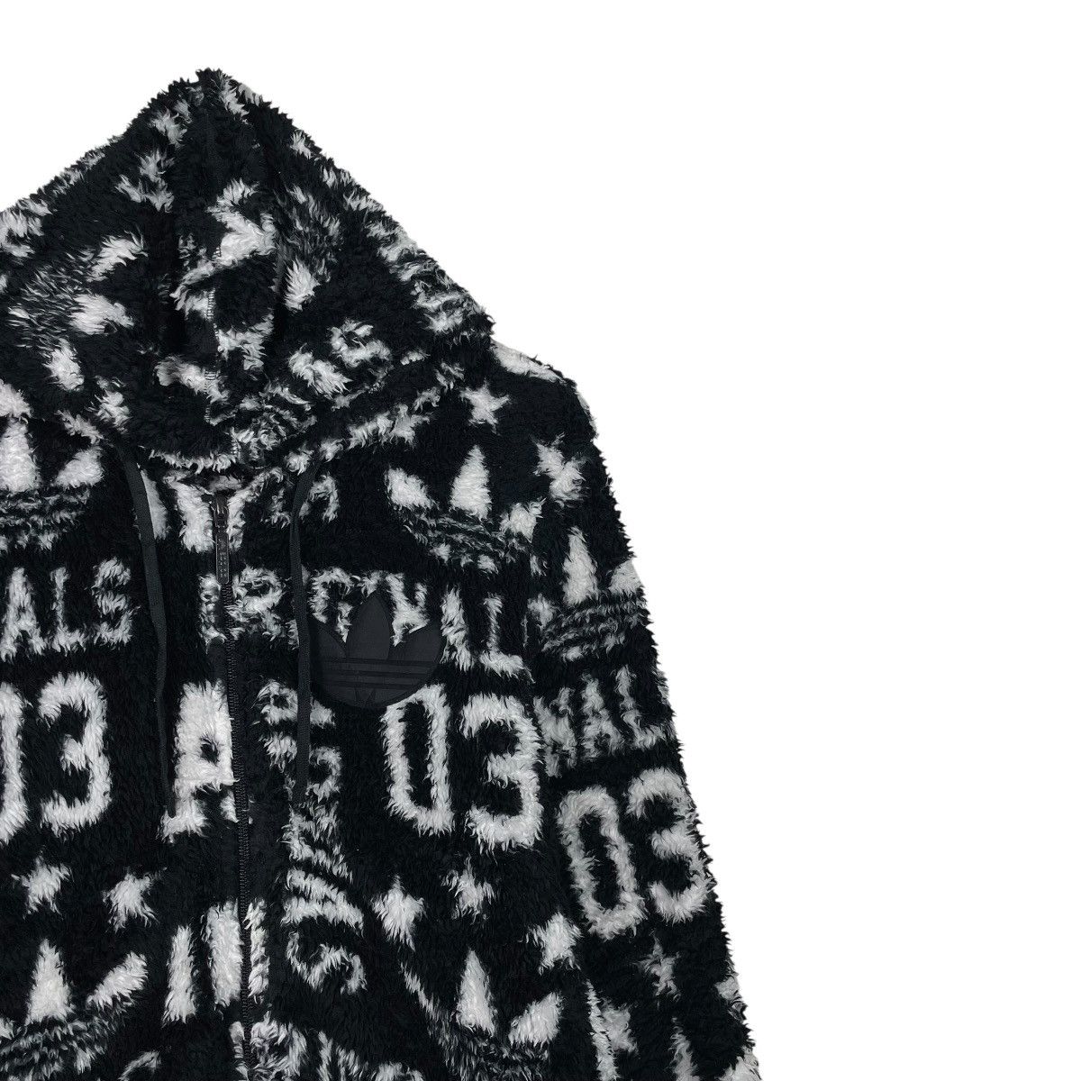 Adidas Adidas Fullprint Fleece Zipper Hoodie Size US M / EU 48-50 / 2 - 5 Thumbnail