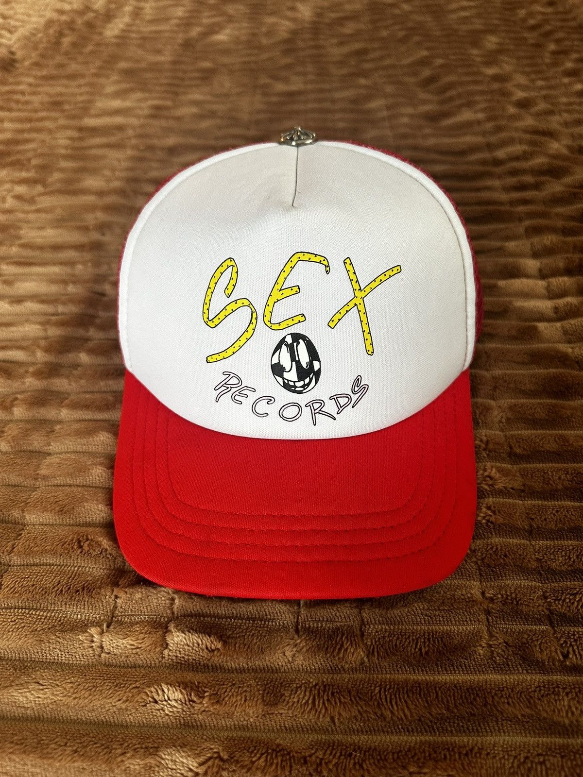 image of Chrome Hearts Snap Back in Red, Men's