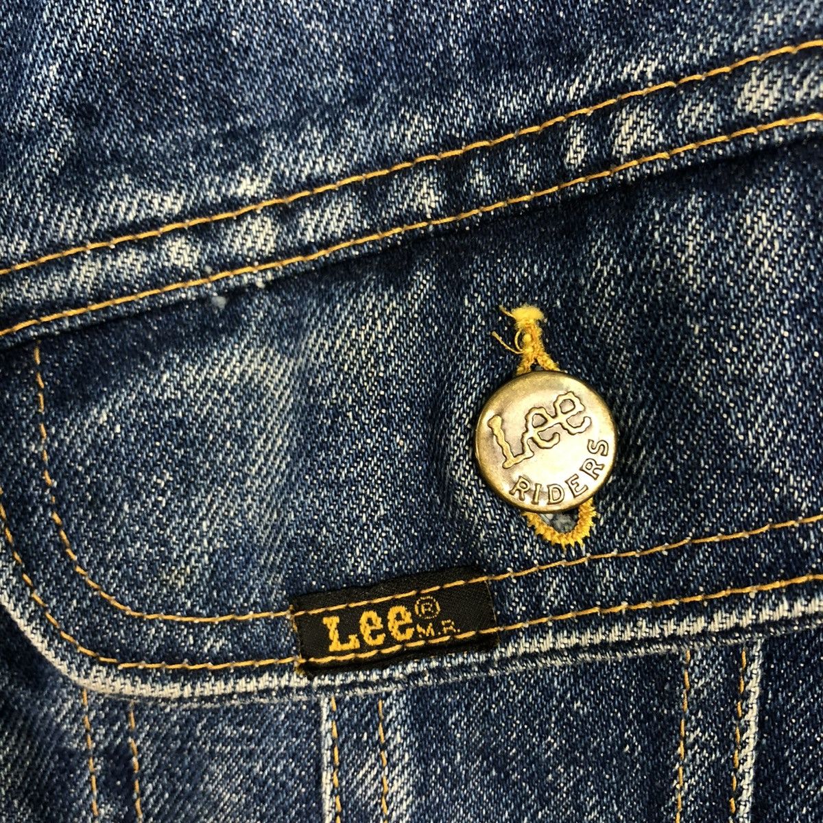 Lee 🔥VINTAGE 80’s TRUCKER DENIM JACKET LEE MADE IN CANADA Size US M / EU 48-50 / 2 - 18 Thumbnail