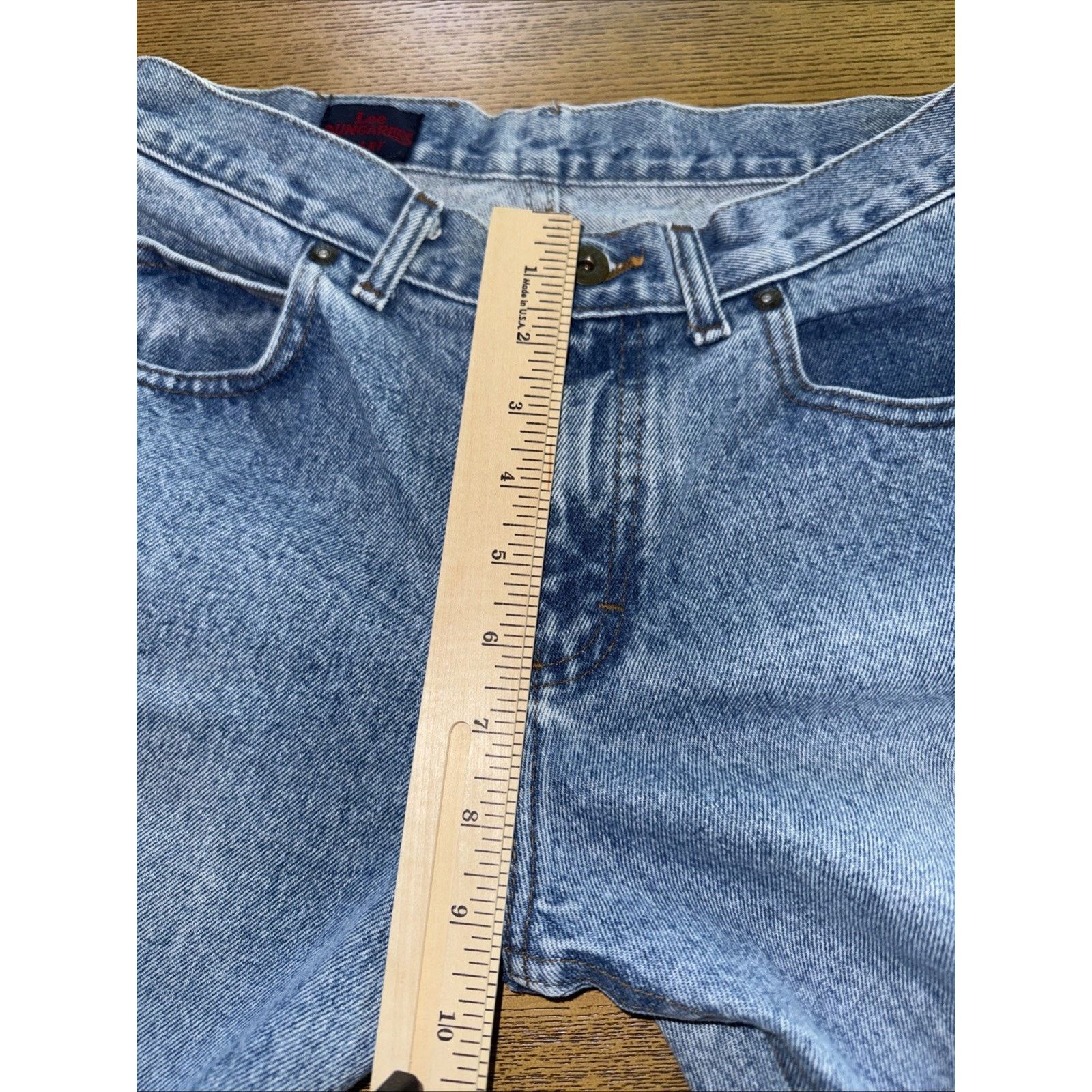 Lee Vintage Y2K 2001 Lee Dungarees Flare Jeans 9 Long 30W 33L Size 30" / US 8 / IT 44 - 4 Thumbnail