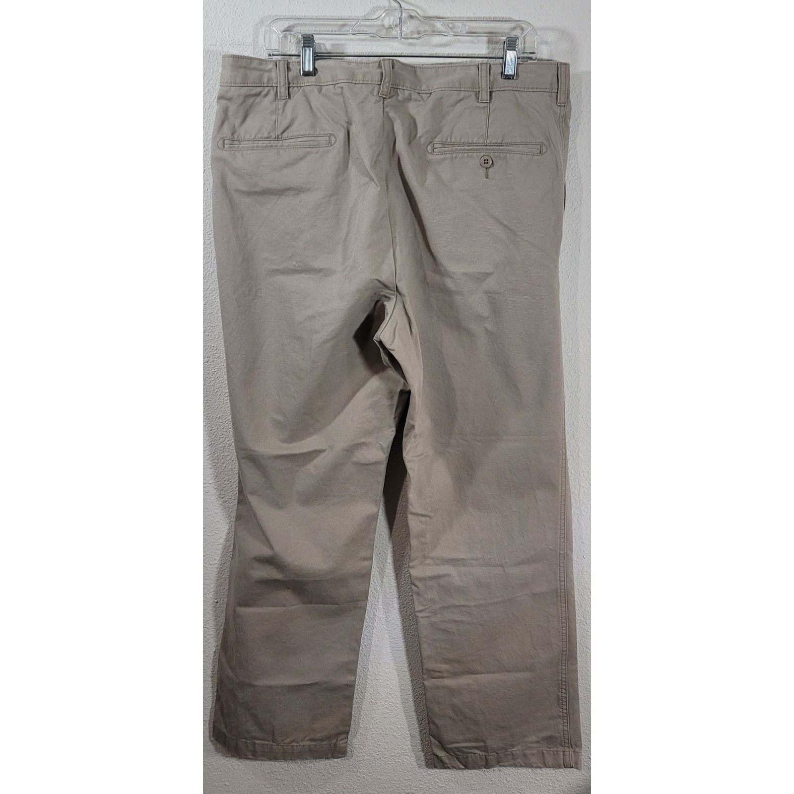 Cremieux Cremieux Tan Pleated Front Men's Chino Pants 36 X 30 Size US 36 / EU 52 - 3 Thumbnail