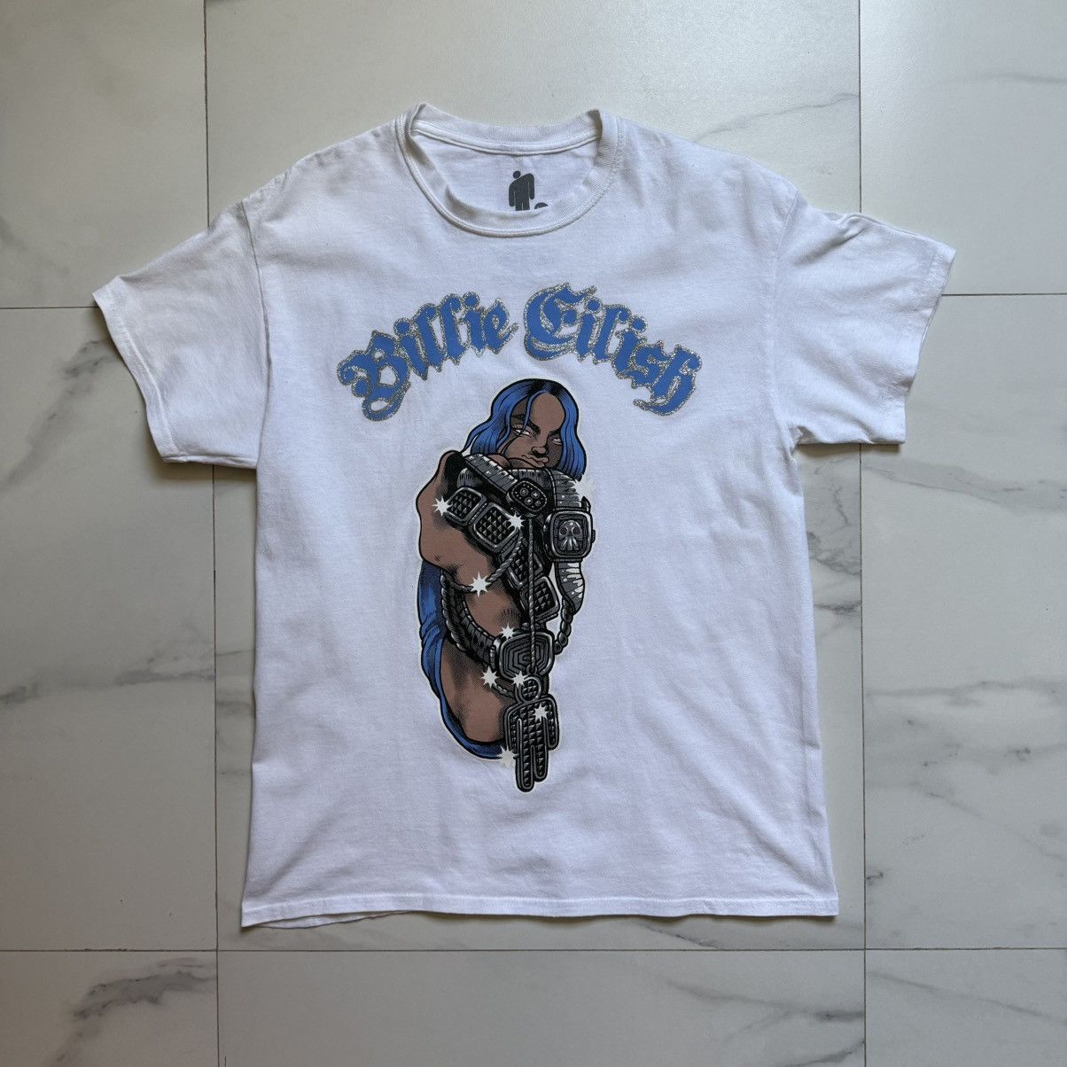 Billie Eilish Billie Eilish Bling T-Shirt Size US L / EU 52-54 / 3 - 2 Thumbnail