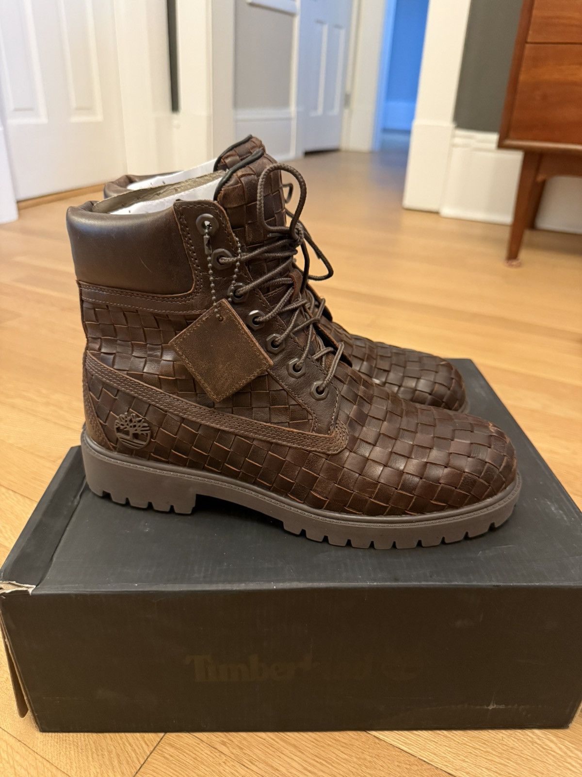 Timberland Woven Leather Timberland Size US 8.5 / EU 41-42 - 4 Thumbnail