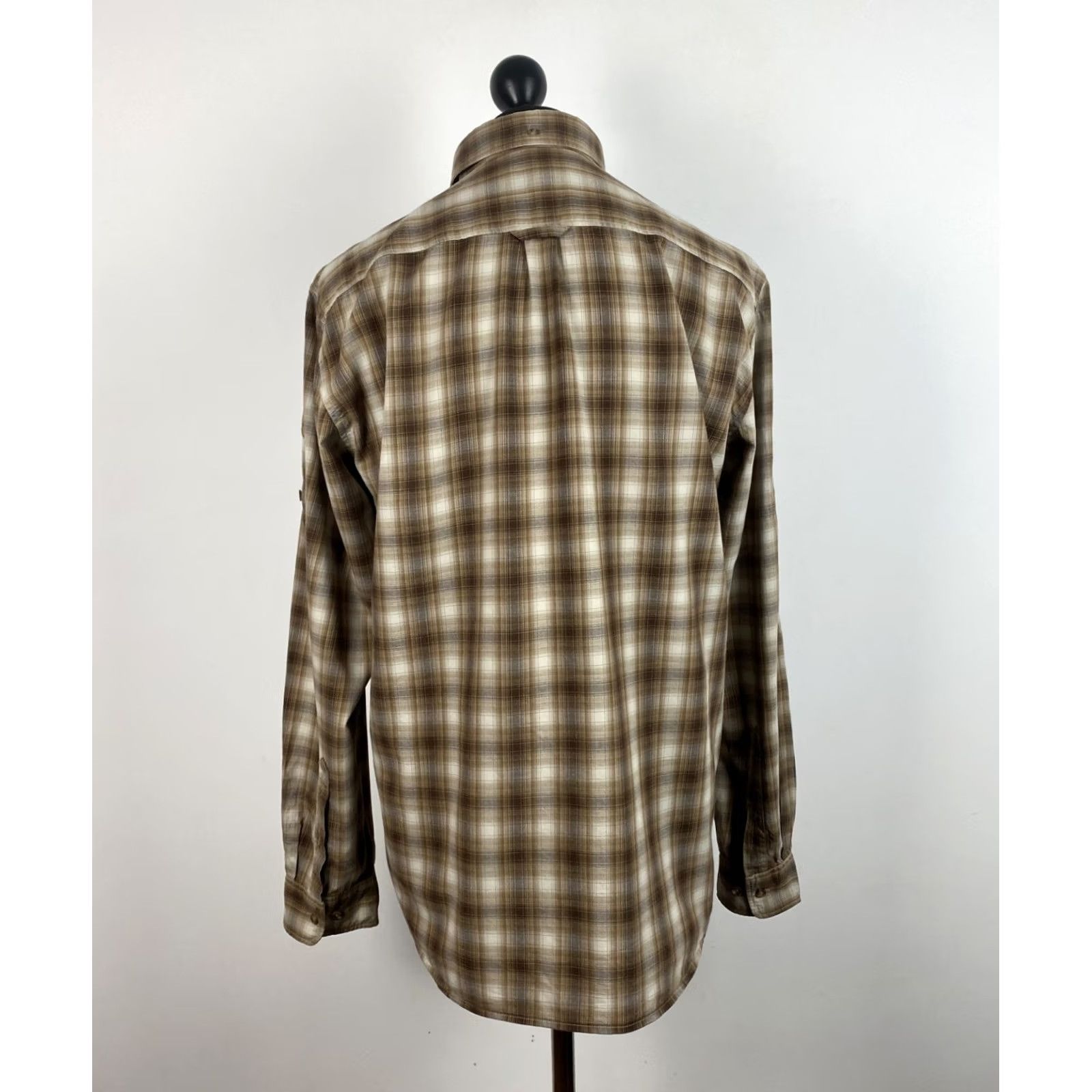 Vintage Fjallraven Sarek Mens Brown Plaid Outdoor Hiking Shirt XL Regular Fit Shirt Mens XL Brown Plaid Outdoor Hiking Shirt Size US XL / EU 56 / 4 - 5 Thumbnail