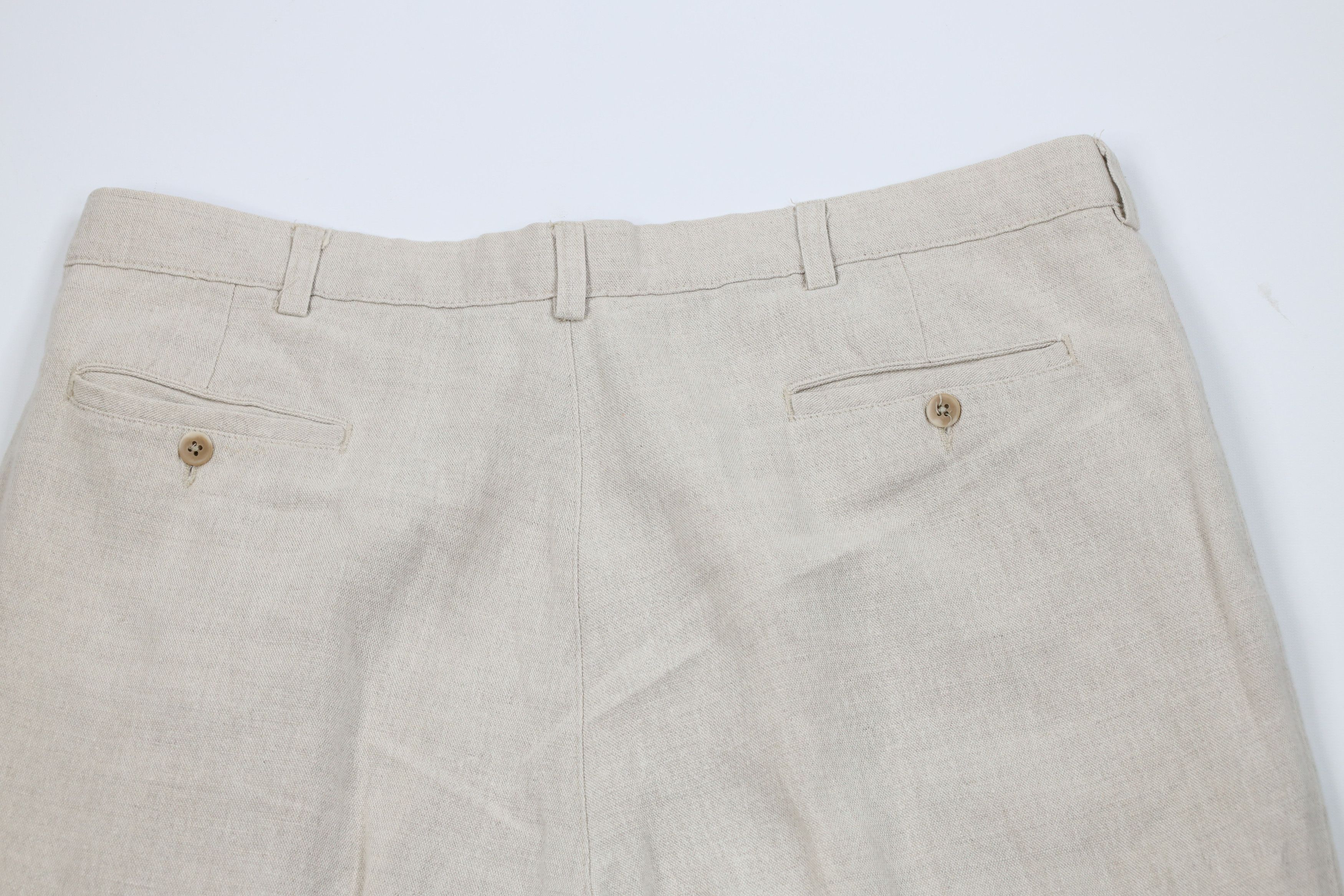 Vintage Vintage 90s Streetwear Wide Leg Chino Pants Trousers Tan Size US 38 / EU 54 - 11 Thumbnail