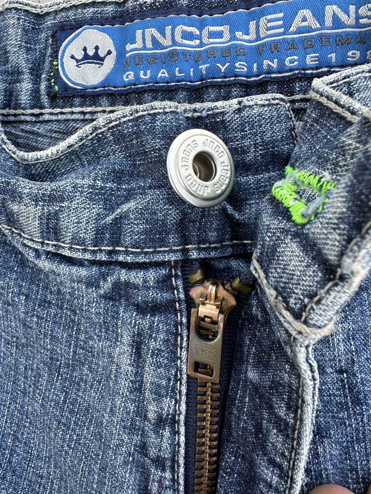 JNCO × Vintage Vintage JNCO Jeans Baggy Denim Shorts Size US 31 - 9 Thumbnail