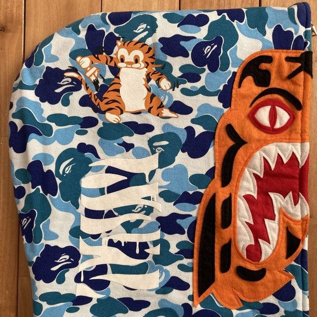 Bape 🔥3XL🔥 BAPE ABC CAMO BLUE Tiger Full Zip Hoodie a bathing ape Size US XXL / EU 58 / 5 - 4 Thumbnail