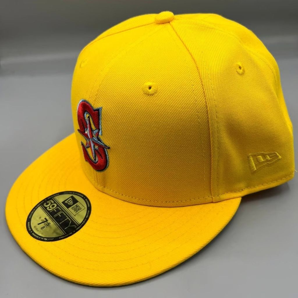 New Era Seattle Mariners Hat Men 7 5/8 59Fifty New Era Fitted Cap Size ONE SIZE - 2 Thumbnail