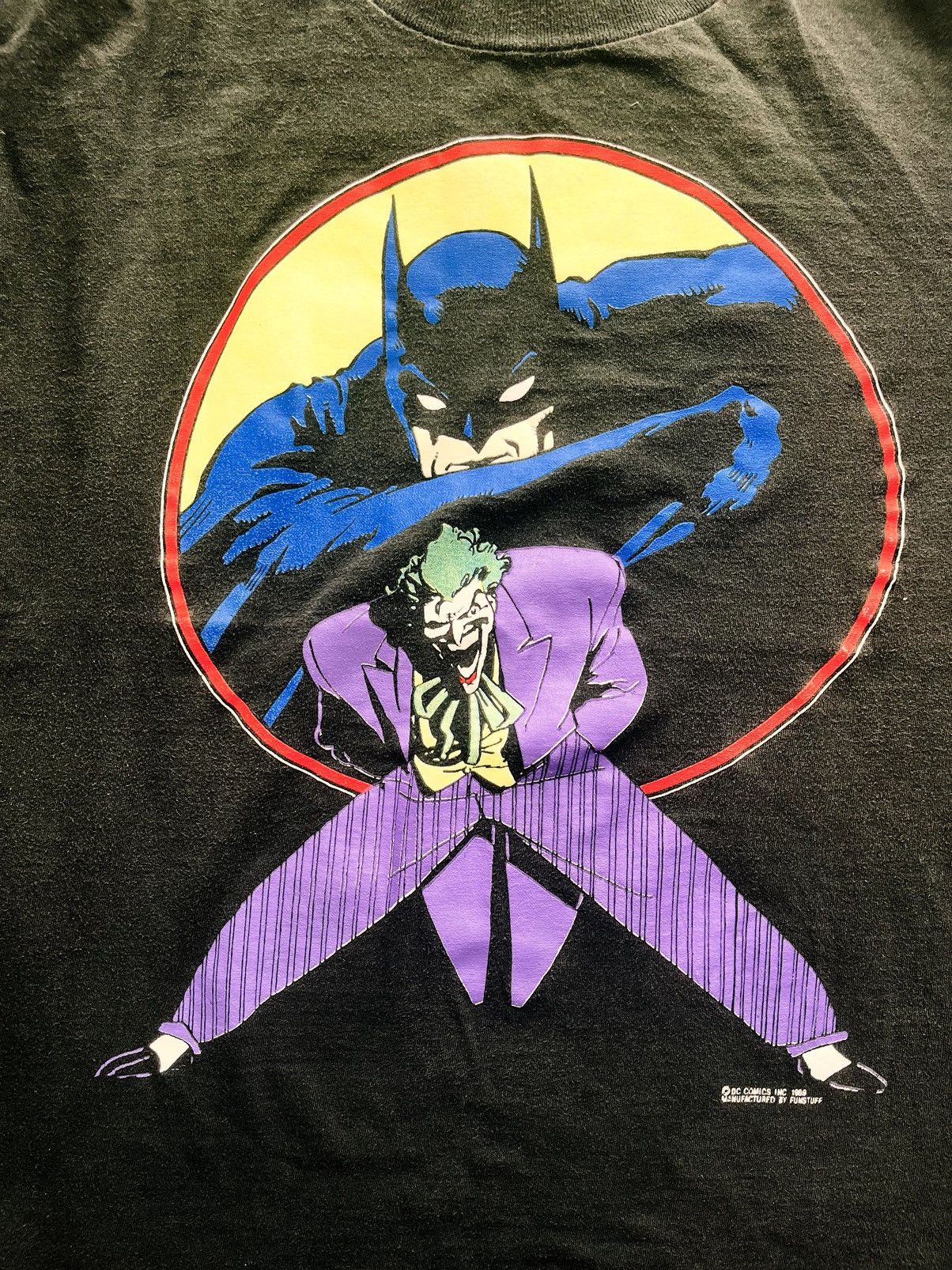 Vintage 1989 ©dc comics Batman & Joker vintage tee Size US L / EU 52-54 / 3 - 3 Thumbnail