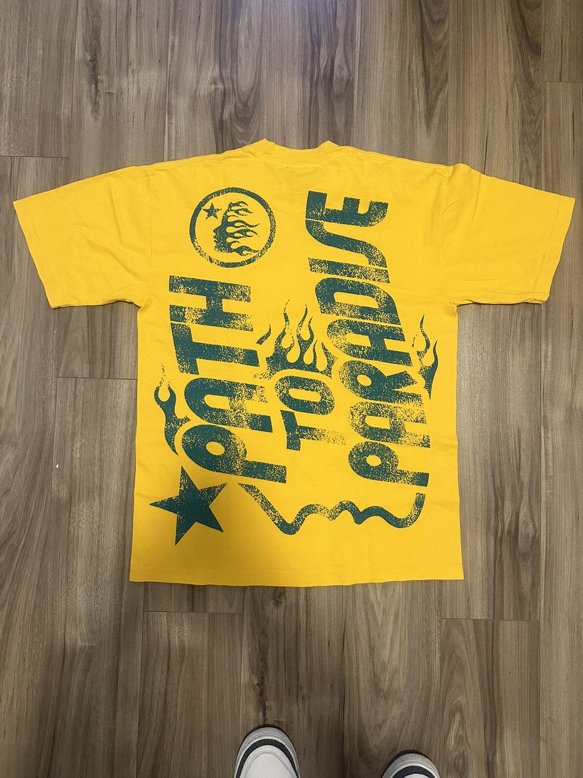 HELLSTAR HELLSTAR Path To Paradise Jesus T Yellow Size M Size US M / EU 48-50 / 2 - 2 Thumbnail