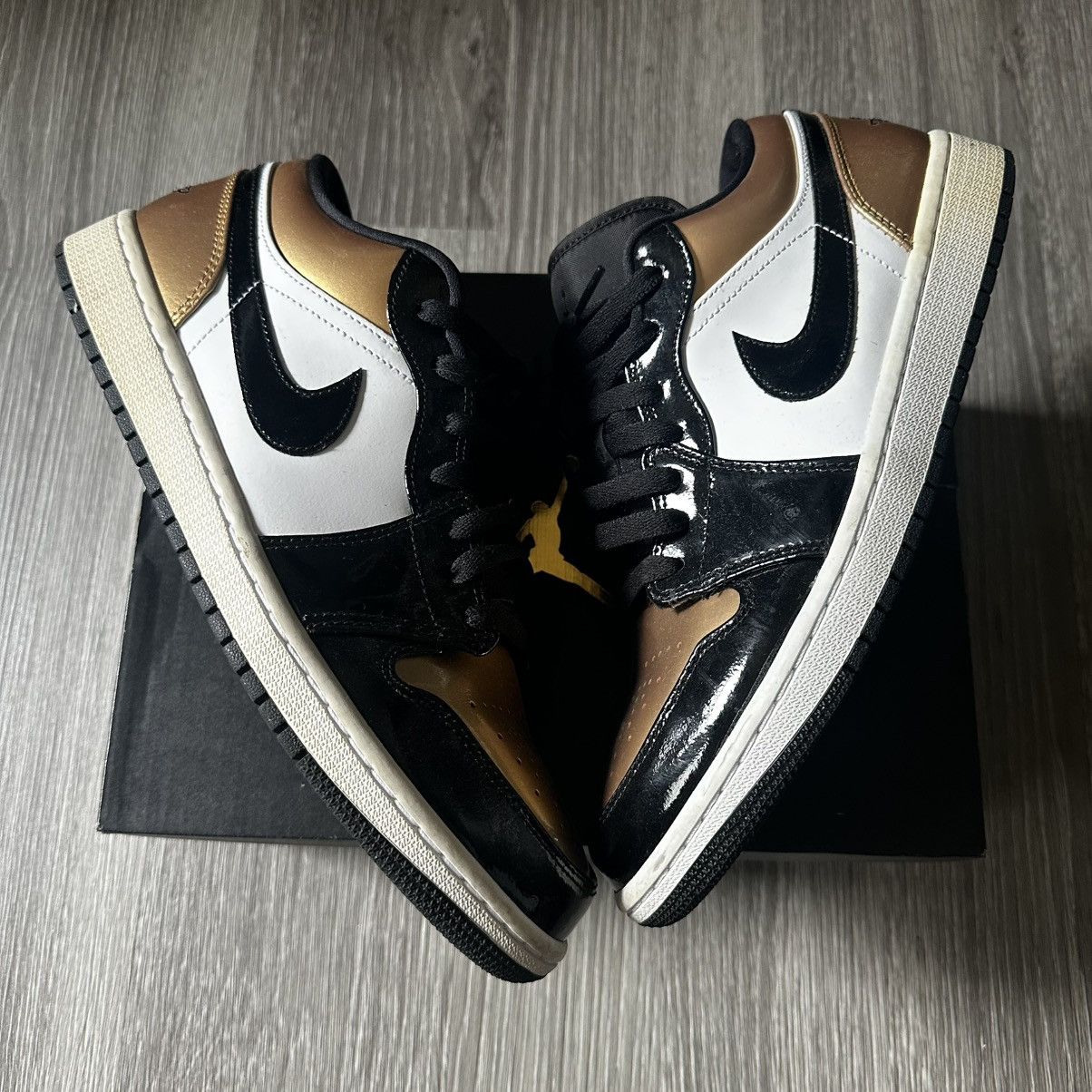 Jordan Brand Jordan 1 Low “Gold Toe” Size US 10.5 / EU 43-44 - 1 Thumbnail
