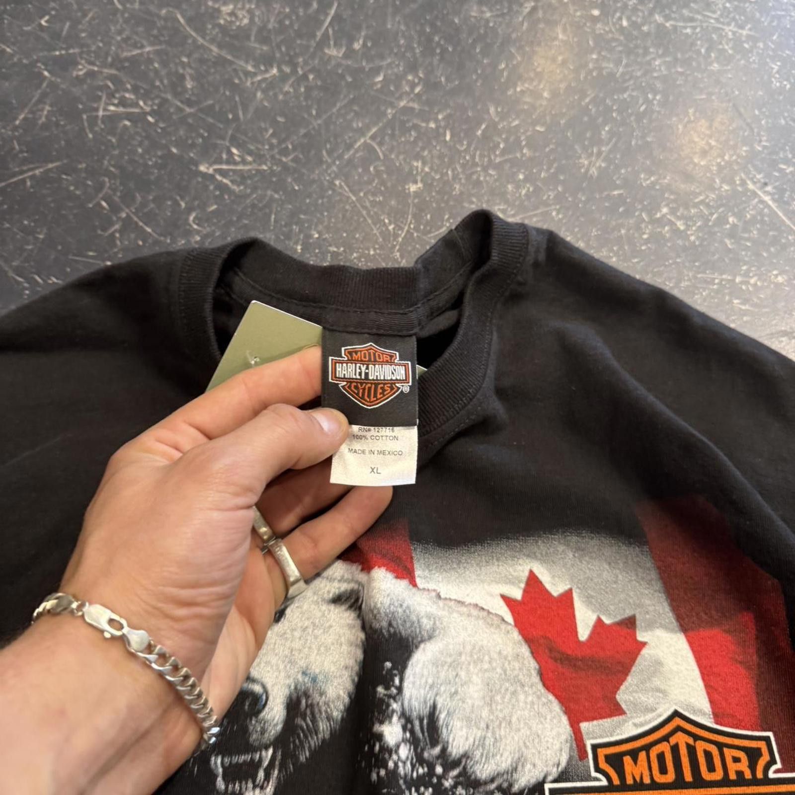Harley Davidson Harley Davidson Polar Bear Biker Tee Size US XL / EU 56 / 4 - 3 Thumbnail