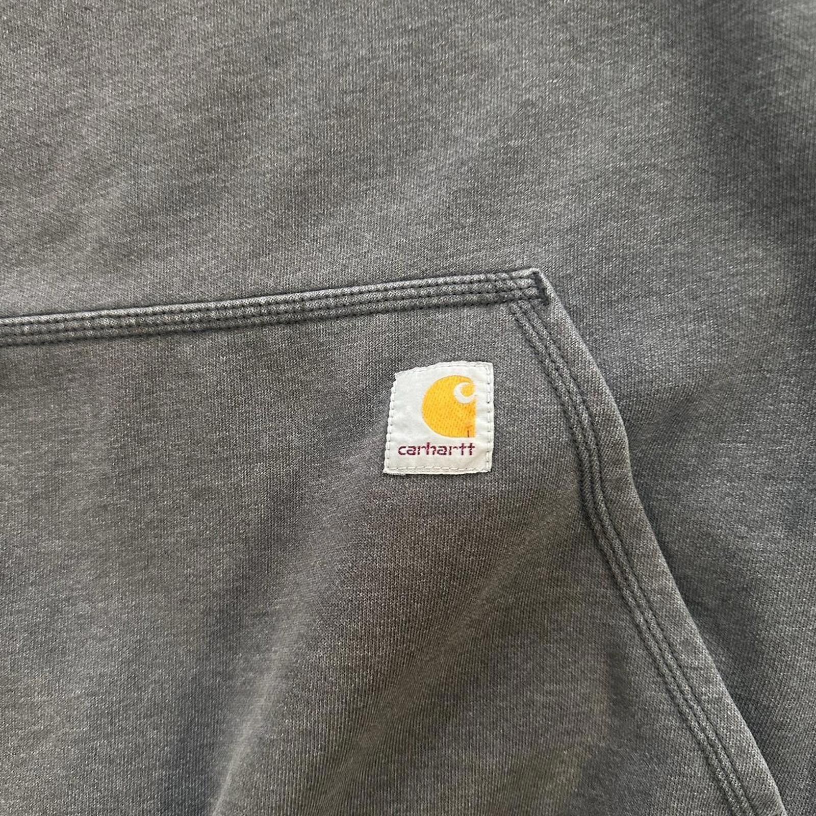 Carhartt Grey Carhartt Hoodie Size US M / EU 48-50 / 2 - 2 Thumbnail