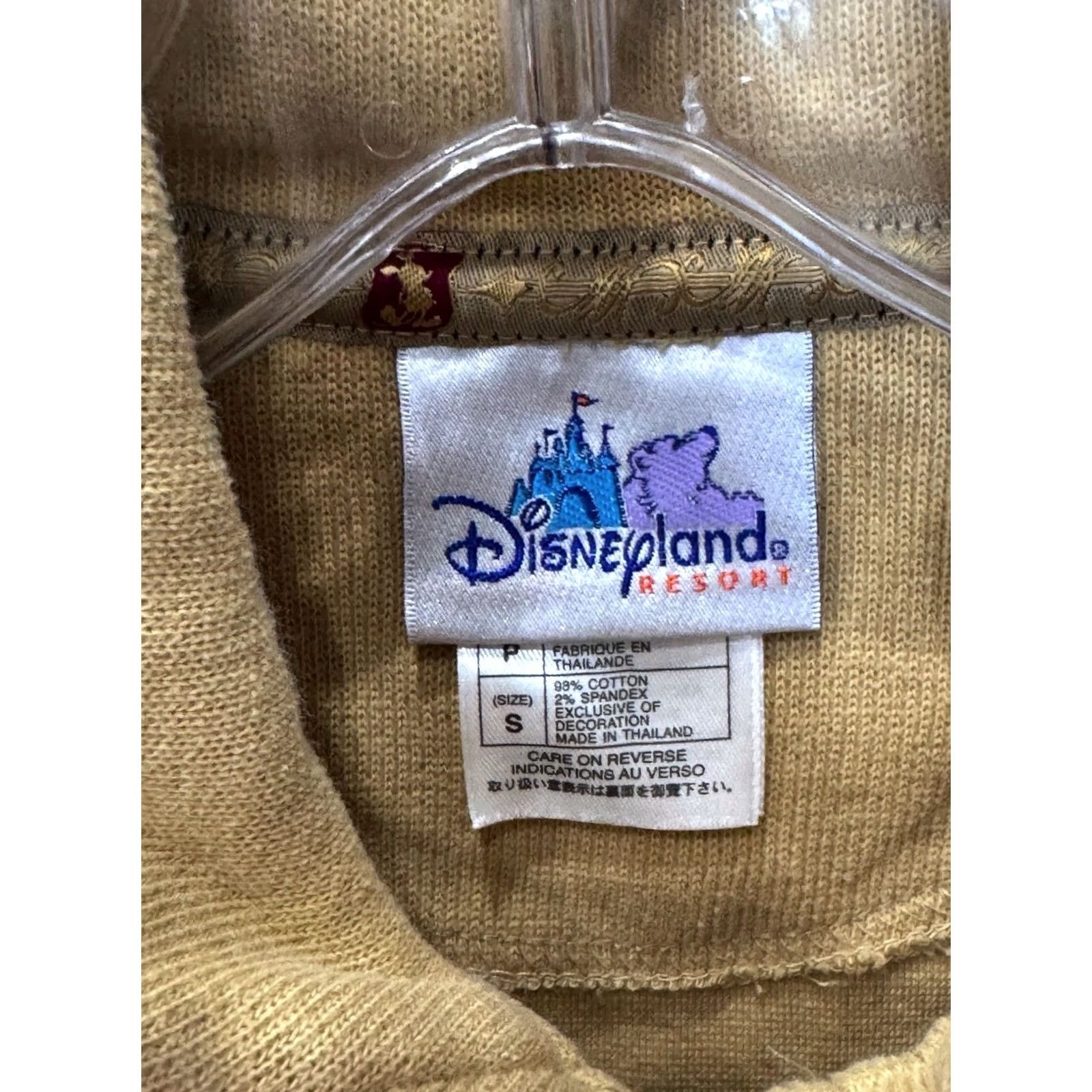 Vintage Disneyland Resort Embroidered Mickey Mouse Zip SWEATER Small S Mens Size US S / EU 44-46 / 1 - 5 Thumbnail