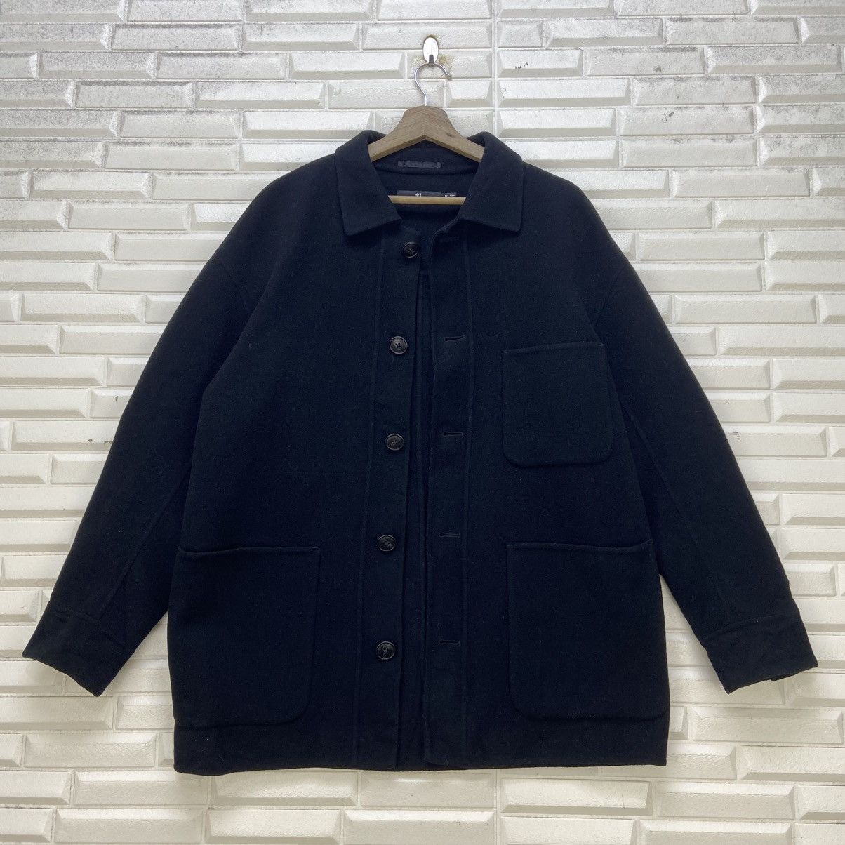 Jil Sander × Uniqlo Jil Sander X Uniqlo Oversized Loose Style Wool Coat Size US M / EU 48-50 / 2 - 5 Thumbnail