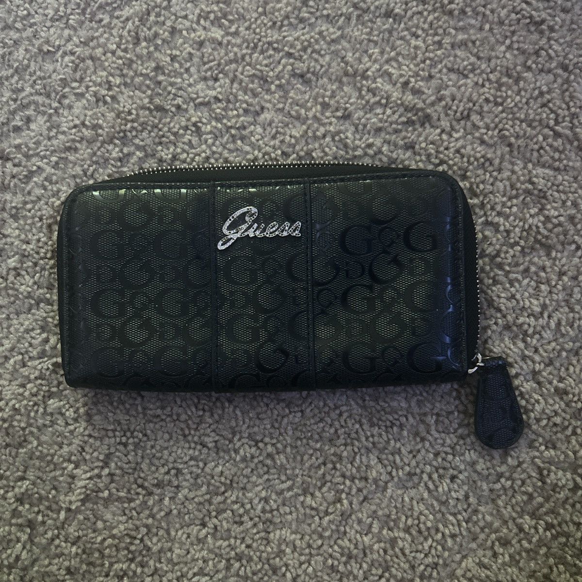 Guess Black and silver Guess wallet bag Size ONE SIZE - 1 Thumbnail