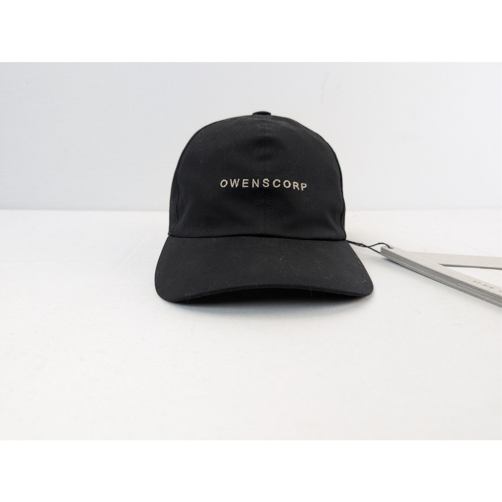 Rick Owens Rick Owens Owenscorp Baseball Cap Hat Black Cotton