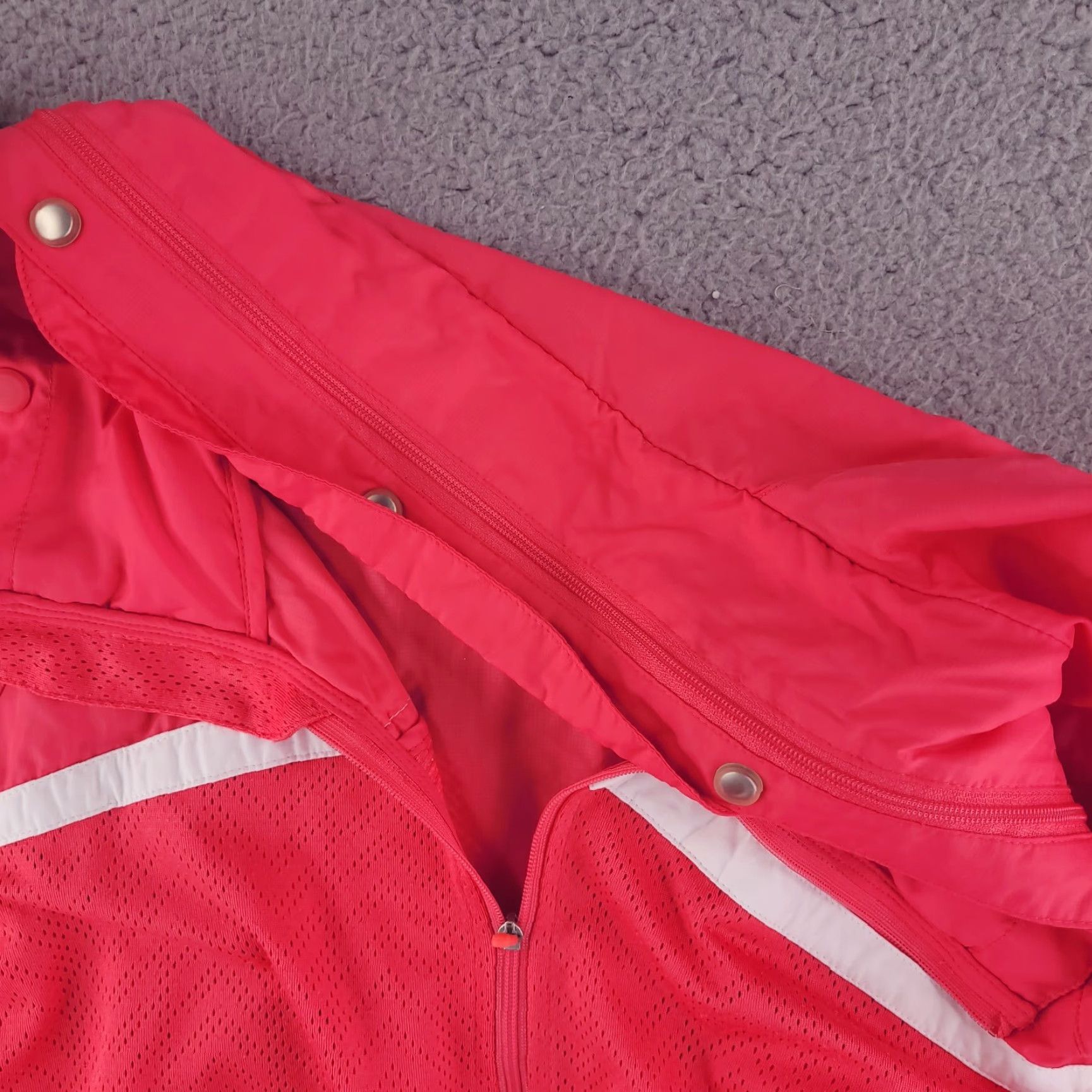Nike Nike Jacket Womens XL Pink Windbreaker Hooded Zip Activewear Spring Summer Fall Performance Running Gym Training 364291-622 Womens Size XL / US 12-14 / IT 48-50 - 4 Thumbnail