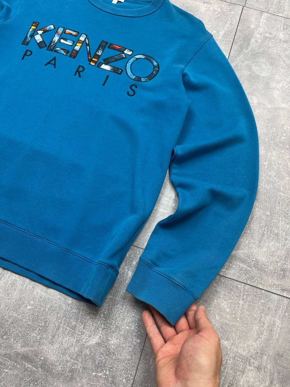 Kenzo Kenzo Paris Blue Big Logo Women Sweatshirt Size US S / EU 44-46 / 1 - 5 Thumbnail