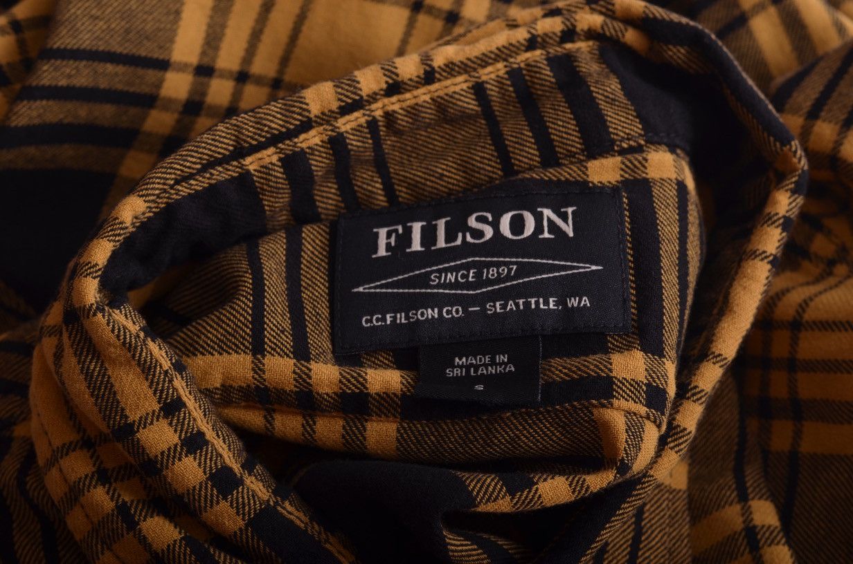 Filson Filson Scout Flannel Shirt / Black & Gold size S Size US L / EU 52-54 / 3 - 4 Thumbnail