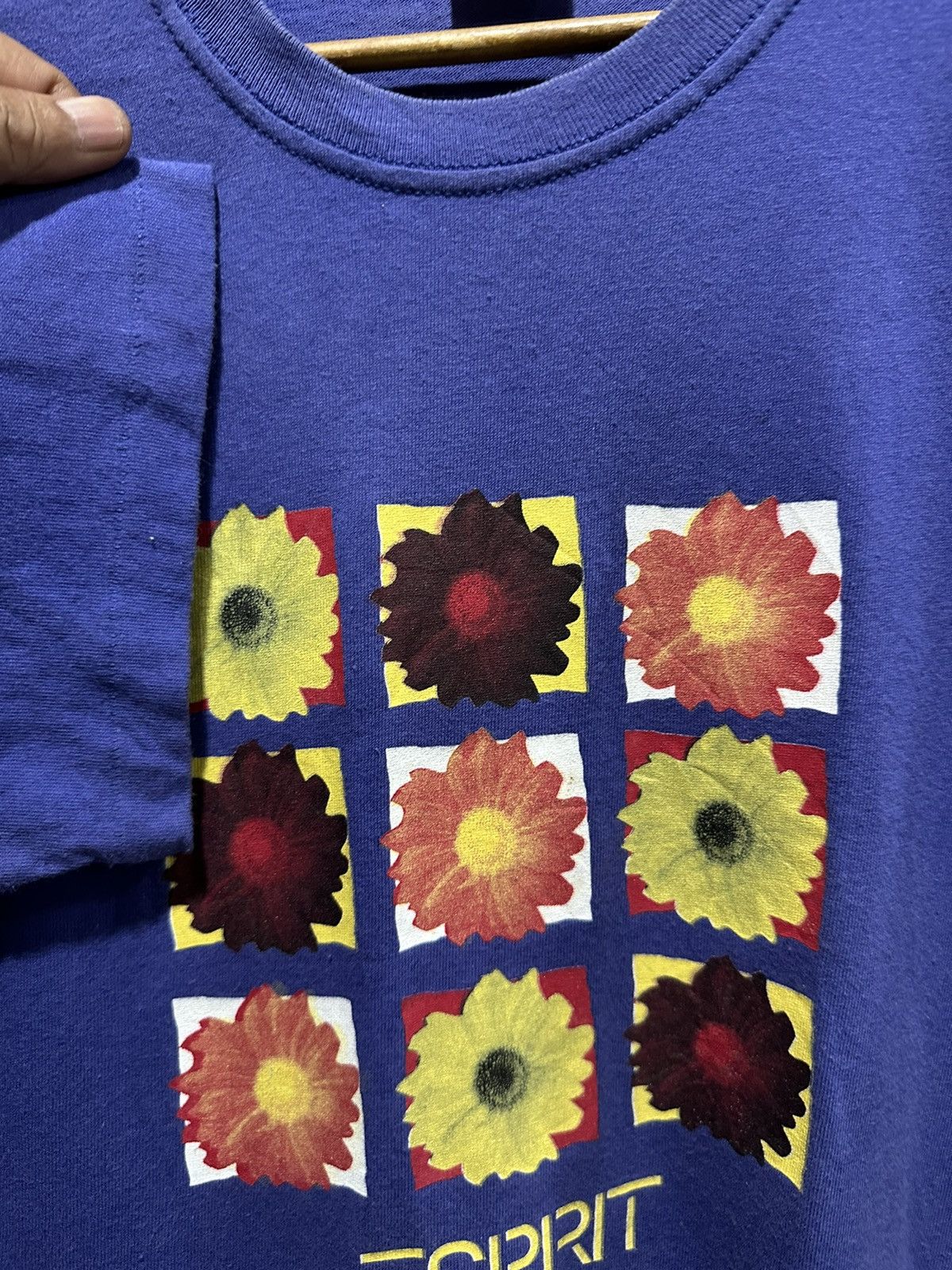 Esprit × Vintage Vintage Esprit Art Flower Single Stitch Tee Size US M / EU 48-50 / 2 - 6 Thumbnail