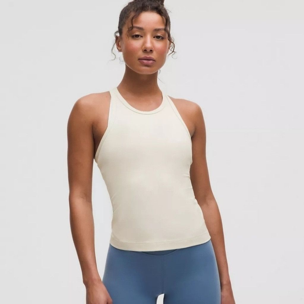 Lululemon Lululemon Cool Racerback Tank Angel Wing Built-In Bra XS/S Size XS / US 0-2 / IT 36-38 - 1 Thumbnail