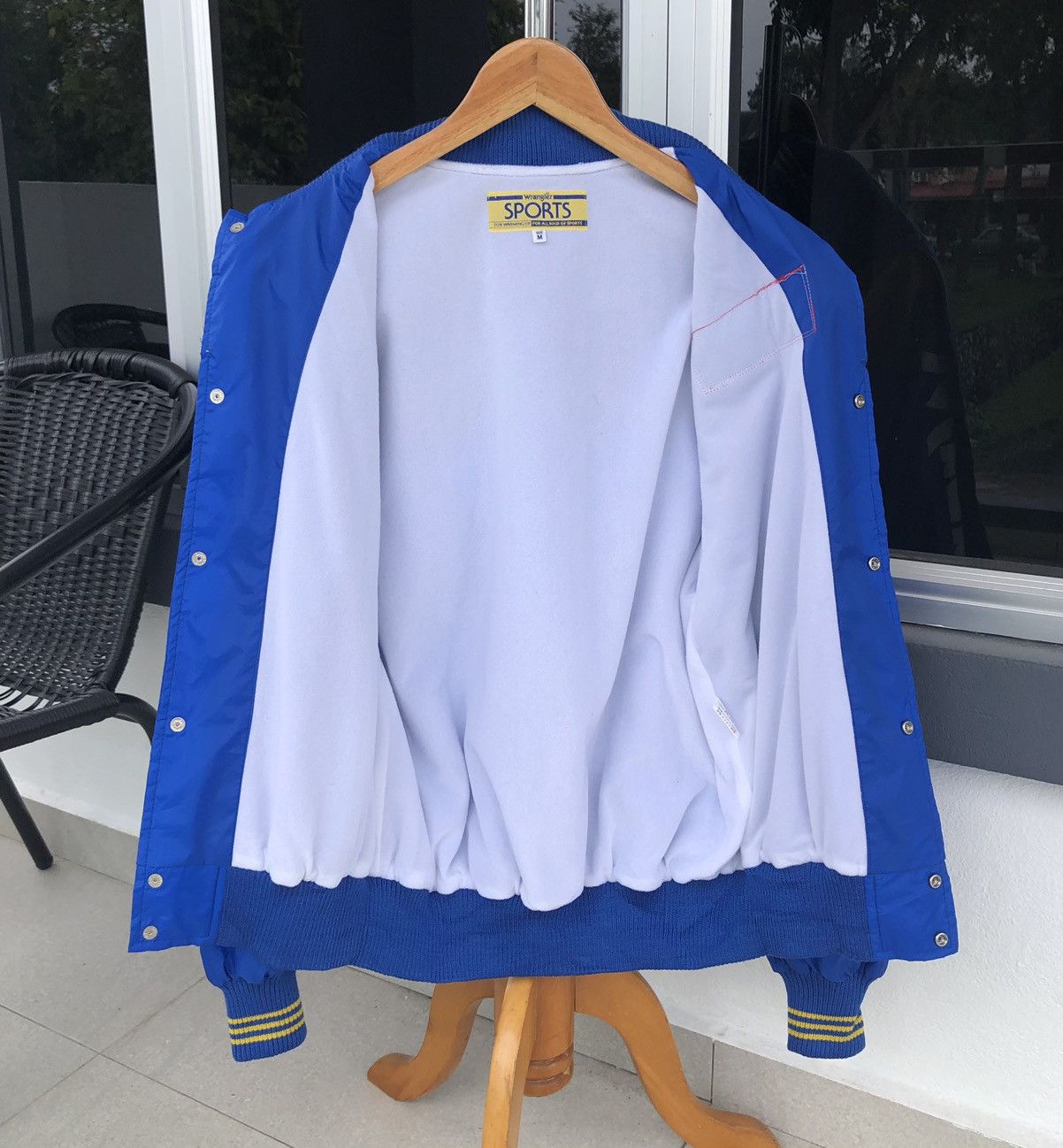 Wrangler Vintage Rare Wrangler 86’JAPAN Super Cross Satin jacket Size US M / EU 48-50 / 2 - 16 Thumbnail