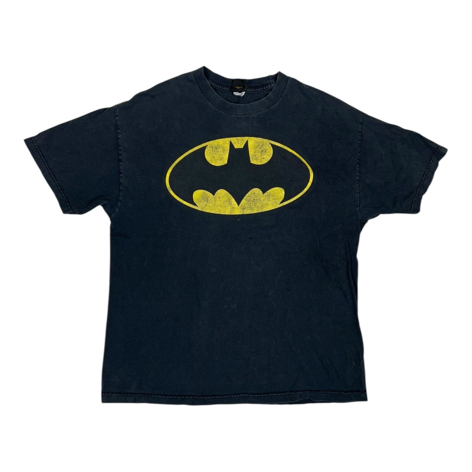 DC Vintage DC Comics Batman T-Shirt Size XL 90s Black OG Logo Size US XL / EU 56 / 4 - 1 Thumbnail