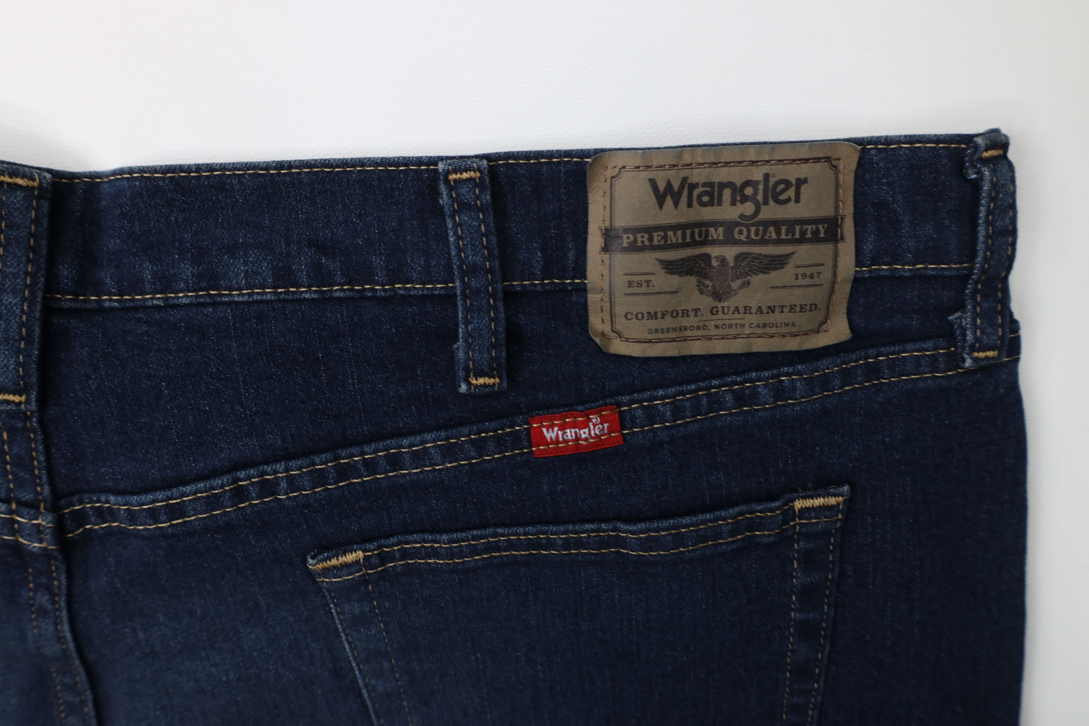 Wrangler Deadstock Vintage Y2K Wrangler Relaxed Fit Denim Jeans Blue Size US 42 / EU 58 - 15 Thumbnail