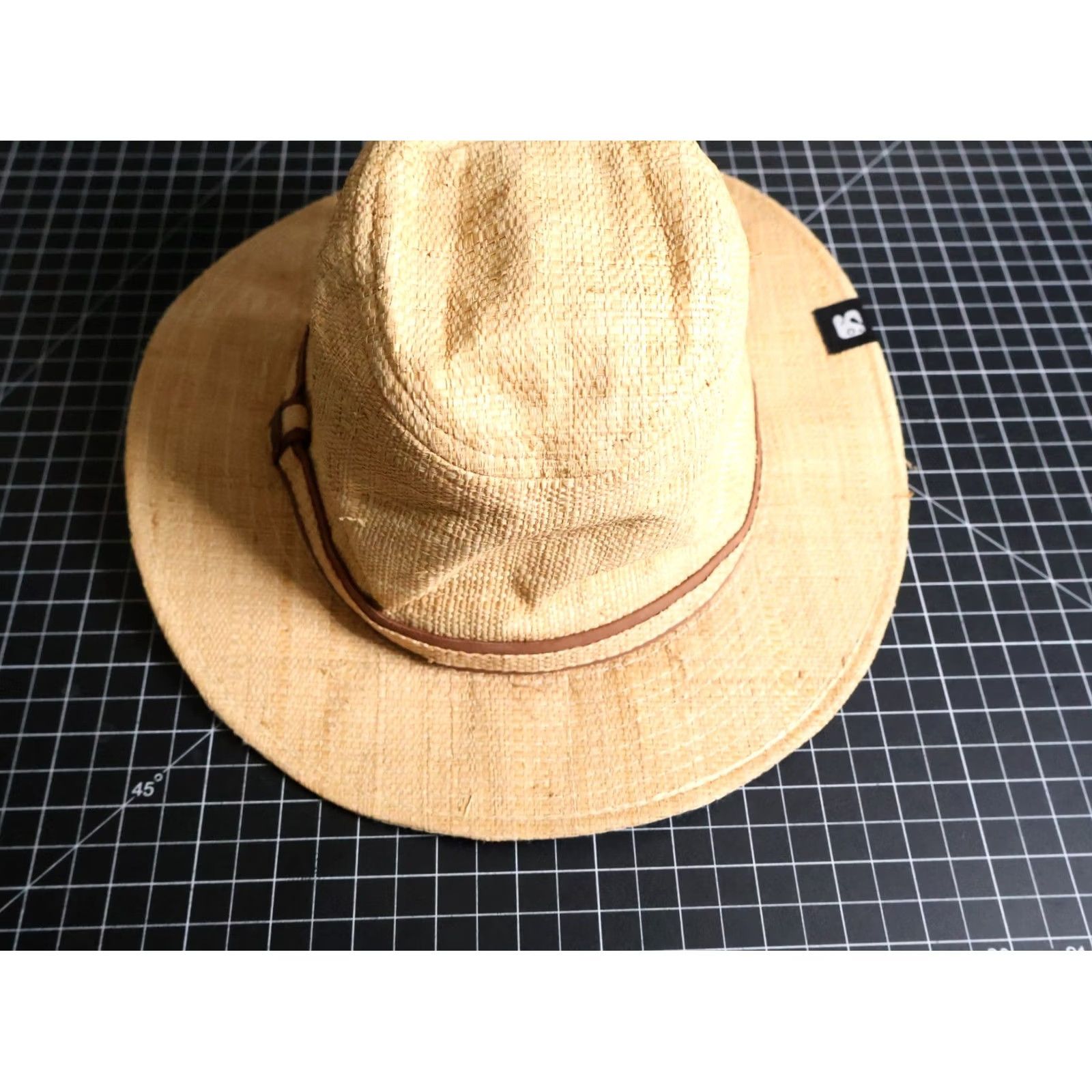 Vintage VINTAGE Scala Panama Hat Men Medium Beige Straw Packable Handmade Retro VTG Hat Size ONE SIZE - 6 Thumbnail