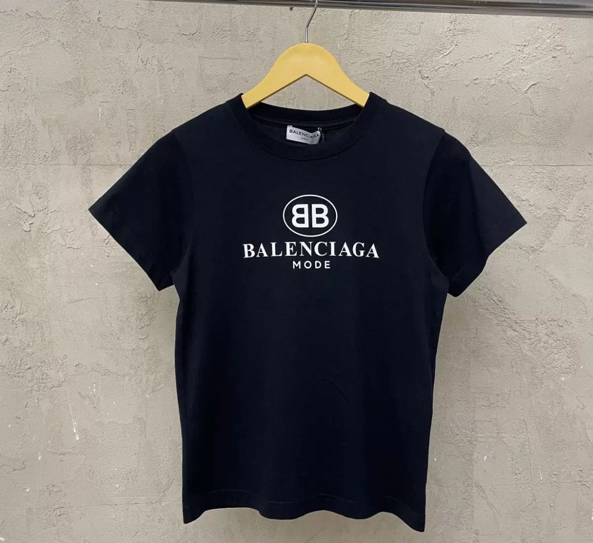 Balenciaga Black BLogo Short sleeved T-shirt DMC