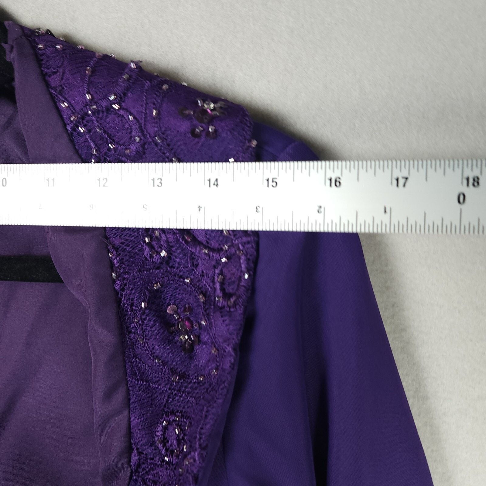 Other Veni Infantino for Ronalo Joyce Evening Dress w/Jacket Sz 6 Size M / US 6-8 / IT 42-44 - 9 Thumbnail