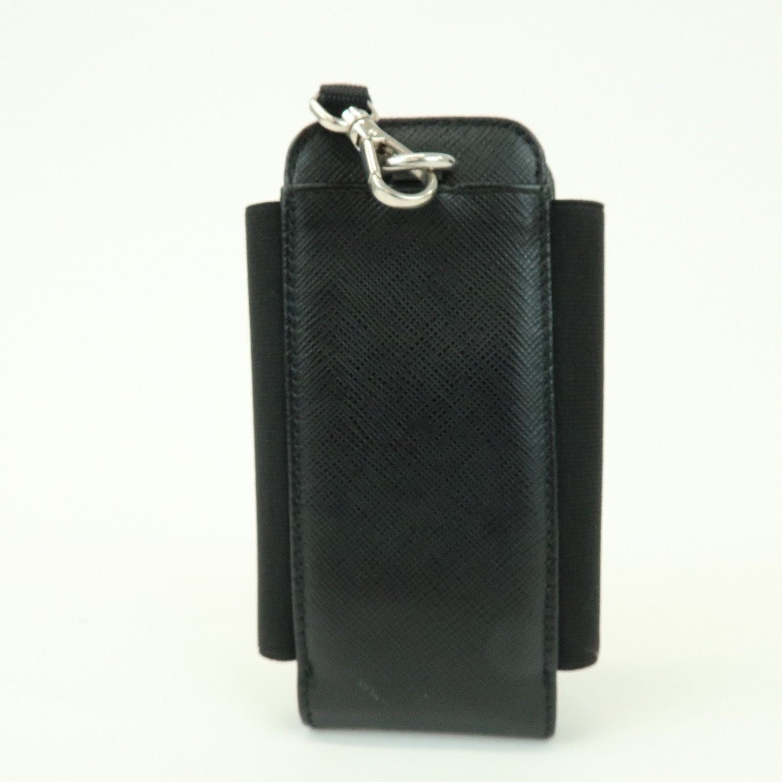 Prada Prada Saffiano Phone Case Black Size ONE SIZE - 2 Thumbnail