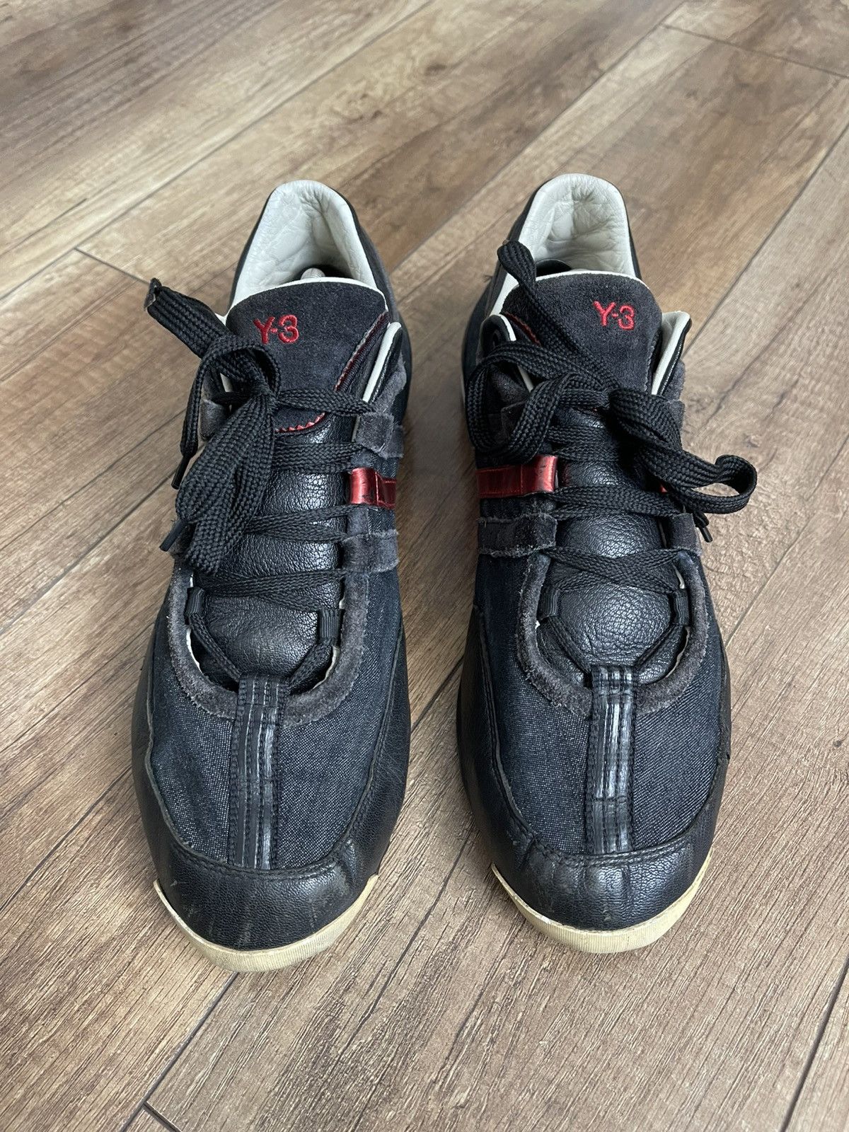 Y-3 Adidas Y-3 Yohji Yamamoto Sneakers Shoes Low Top Size US 10.5 / EU 43-44 - 11 Thumbnail