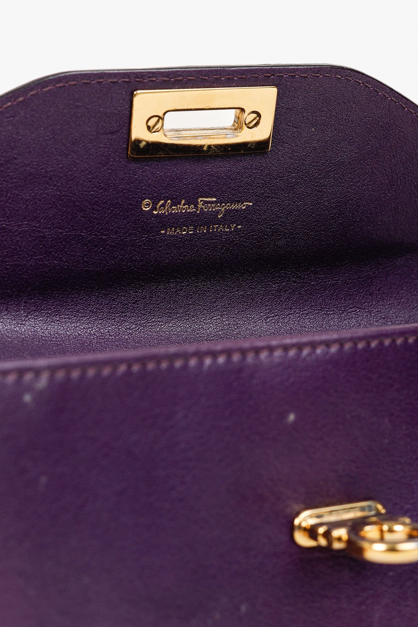 Salvatore Ferragamo Salvatore Ferragamo Gancini Leather Continental Wallet Size ONE SIZE - 7 Thumbnail